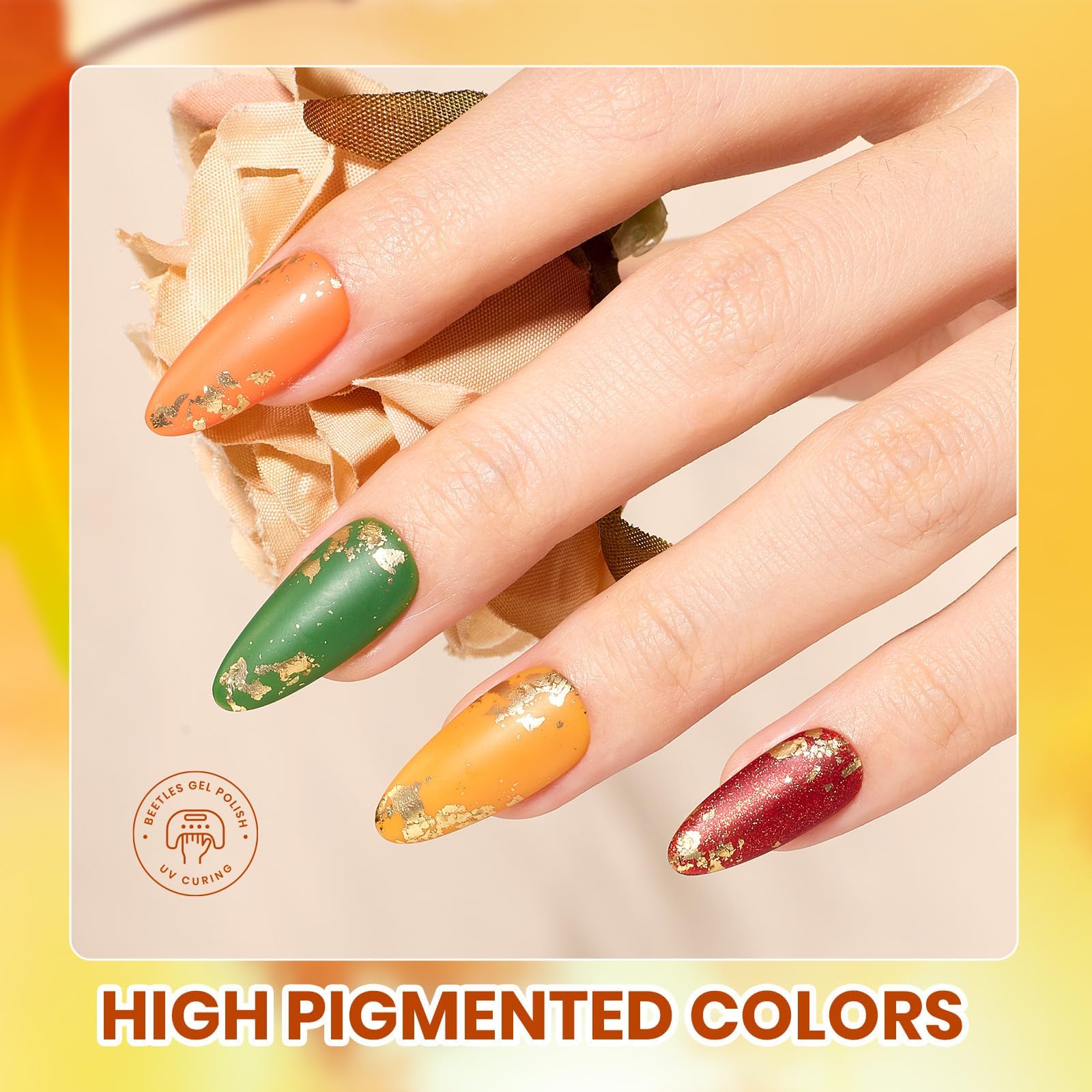 Beetles Gel Polish Set Glint Crush – 20 Colors Cat Eye, Glitter & Solid Finishes with Base & Top Coat