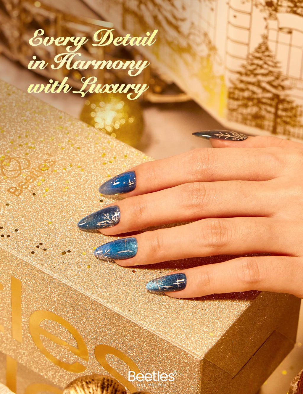 Beetles Gel Polish Gilded Boutique Advent Calendar – 24 Days of Gel Nail Colors & Luxury Gifts