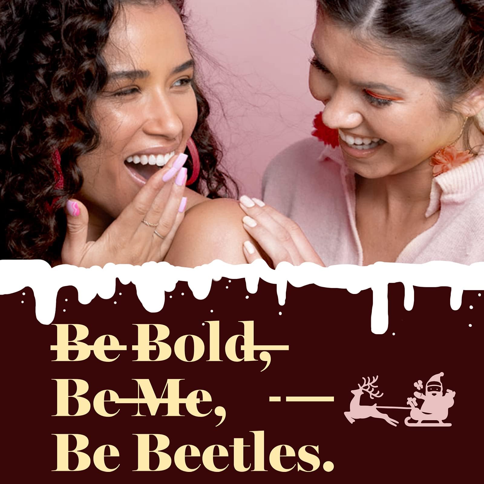 Beetles Gel Polish Set – 6 Winter Shades (Brown, Burgundy, Champagne Gold) | Soak Off UV/LED