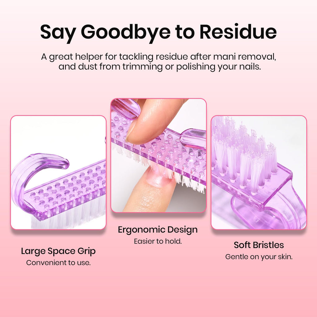 Beetles Gel Polish Remover Kit – 450 Lint-Free Wipes, 10 Remover Clips, Cuticle Oil, Pusher & Nail File