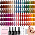 Beetles Gel Polish Set – Waltz of Leaves Collection (36 Colors) + Base & Top Coats