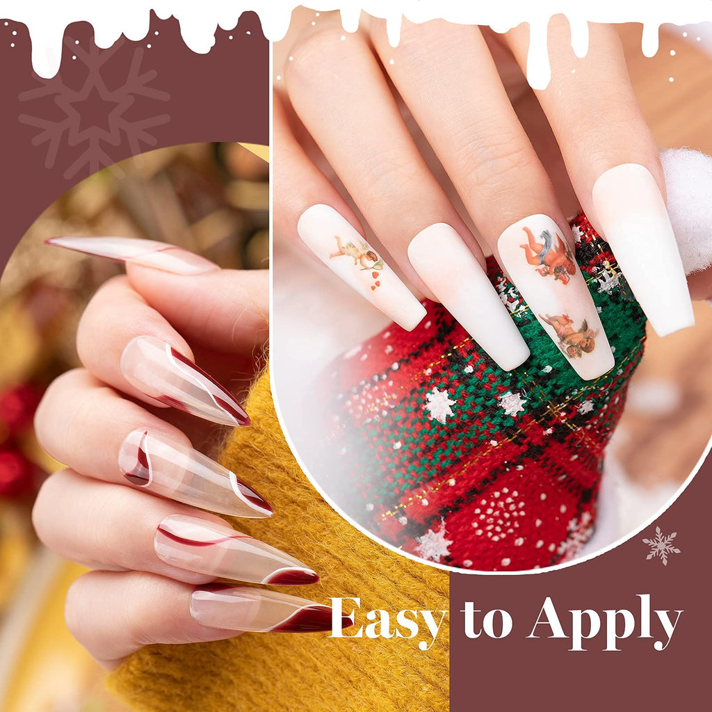 Beetles Gel Polish Set – 6 Winter Shades (Brown, Burgundy, Champagne Gold) | Soak Off UV/LED