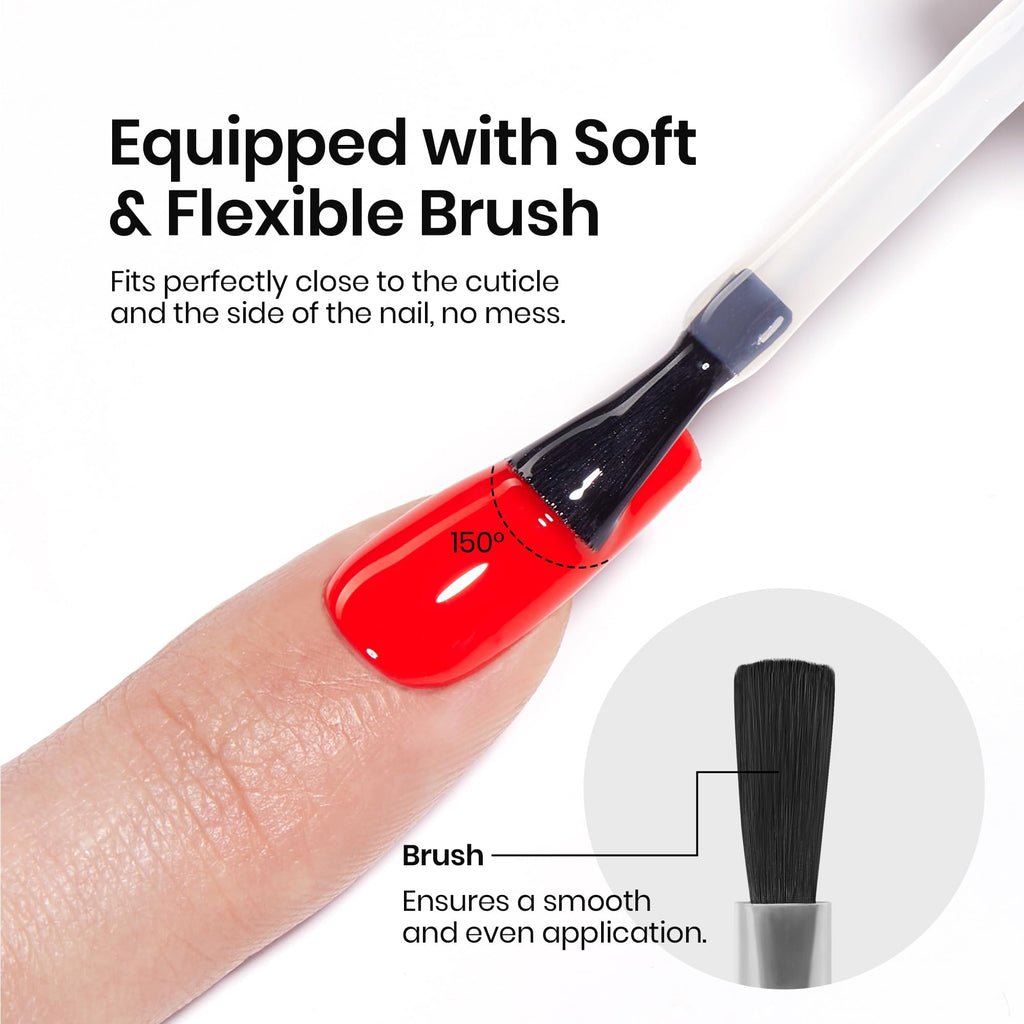 Beetles Gel Top Coat No-Wipe, 2x15ml – High-Gloss, Long-Lasting Shine for DIY & Salon