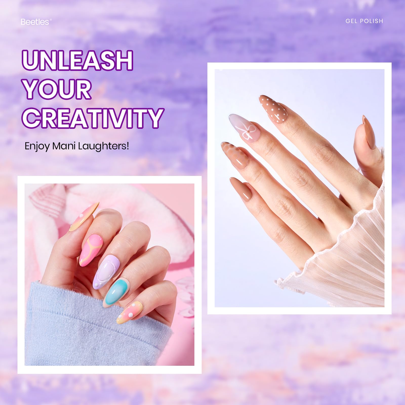 Beetles Spring Gel Polish Set — 32 Colors UV/LED Nails Kit with Base & Top Coats