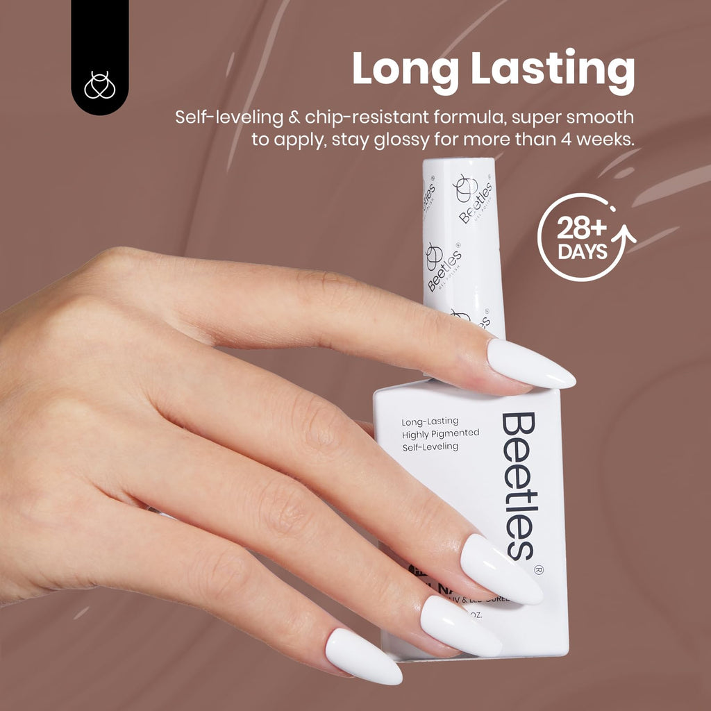 Beetles HEMA-Free Gel Nail Polish Set – 6 Colors (15ml) | Safe, Low Odor