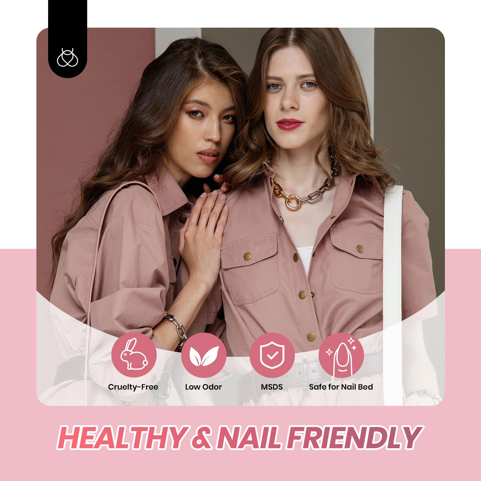 Beetles Jelly Gel Nail Polish Set – 6 Neutral Colors for Sheer Nude to Brown