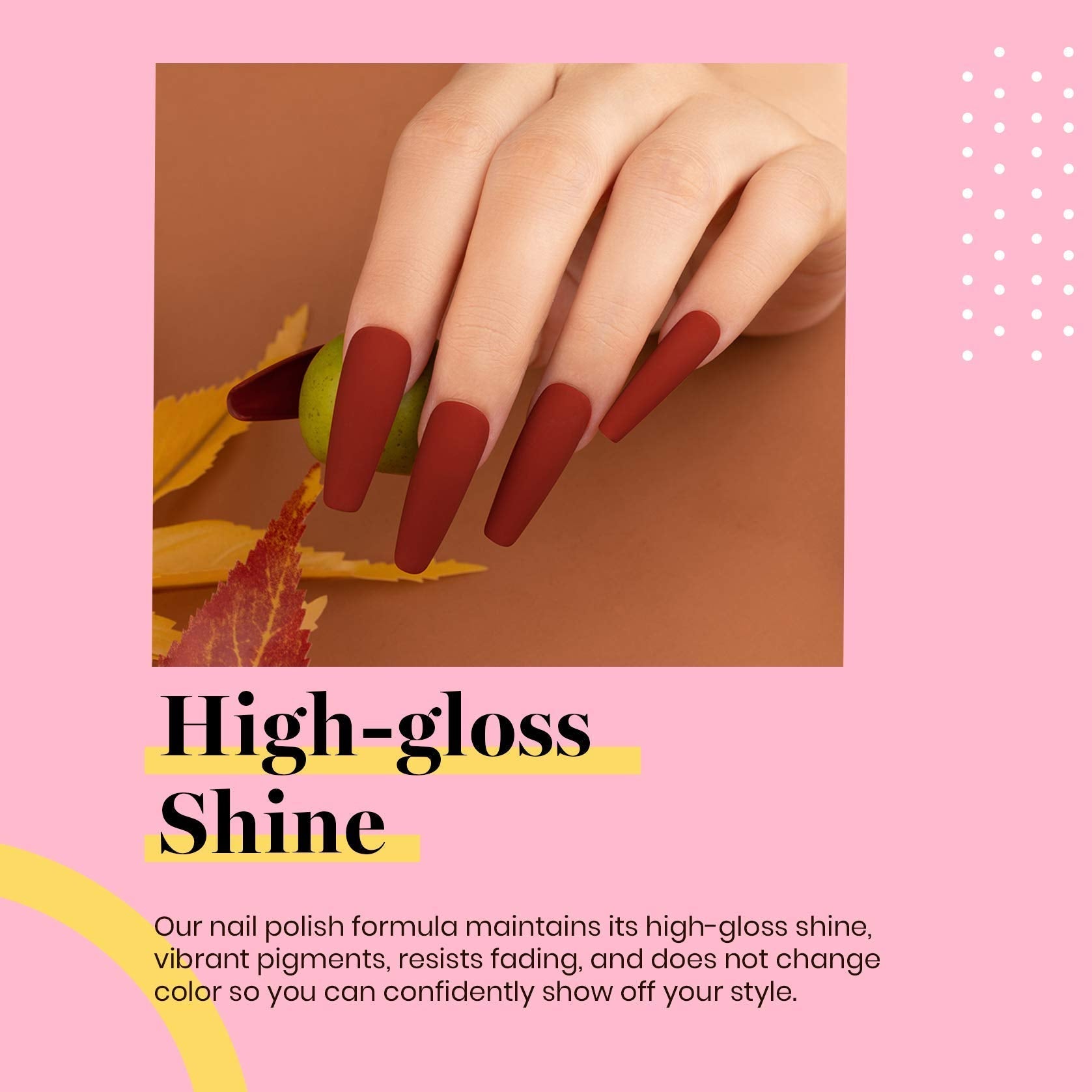 Beetles Burgundy Red Gel Polish – Blanchett Maroon Gel Nail Polish, 15ml