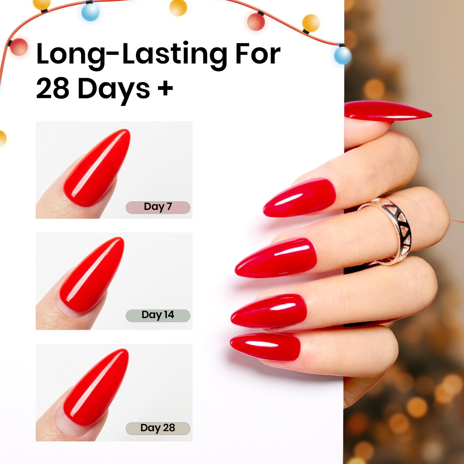 Beetles No Wipe Gel Top Coat & Base Coat Set – 15ml Each, Long-Lasting Shine