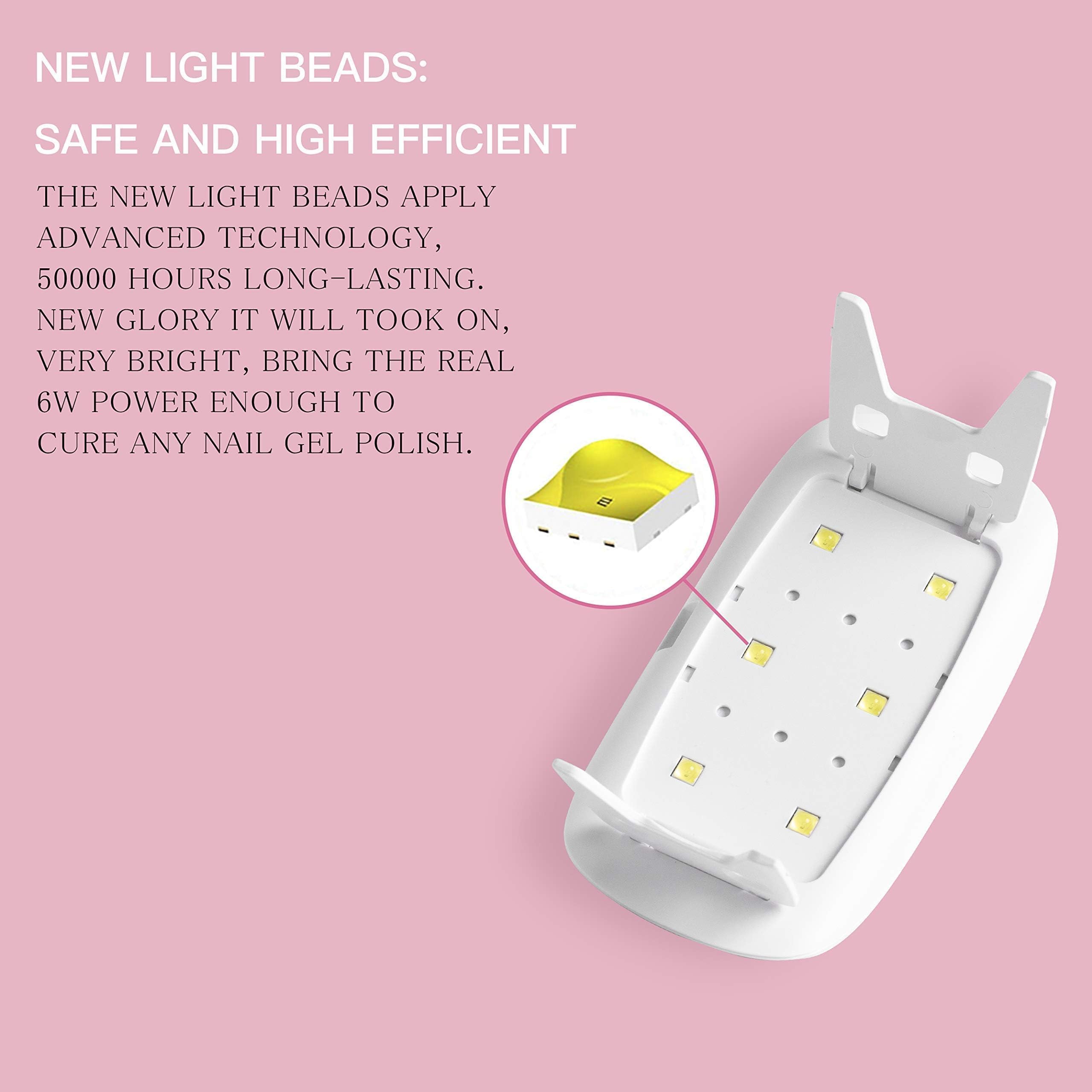 Beetles UV Nail Light – Portable Mini Lamp for Gel Polish