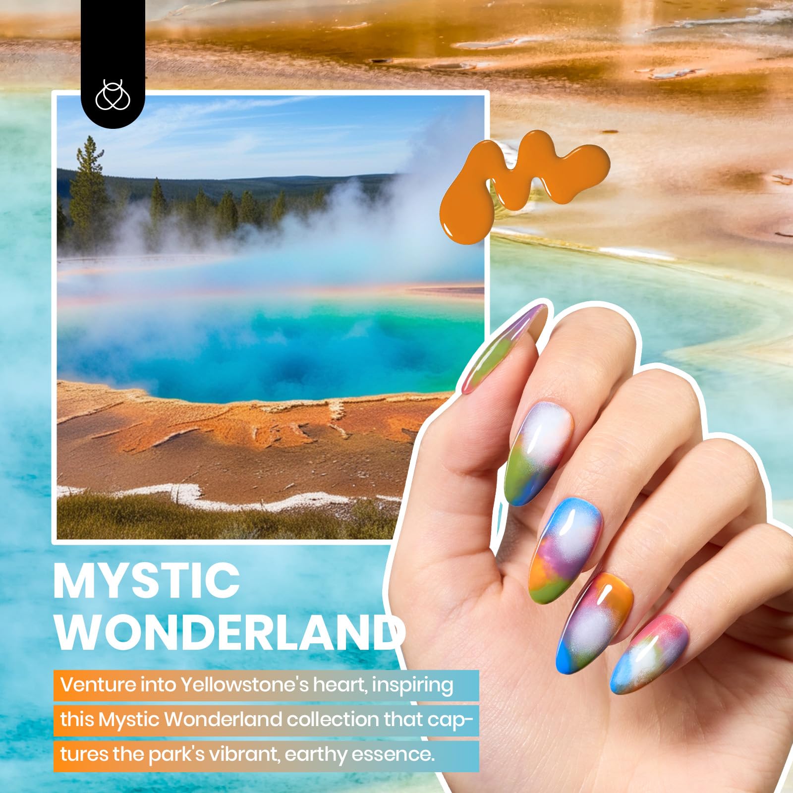 Beetles Gel Nail Kit — Mystic Wonderland, 36 Colors + Base & Top Coats