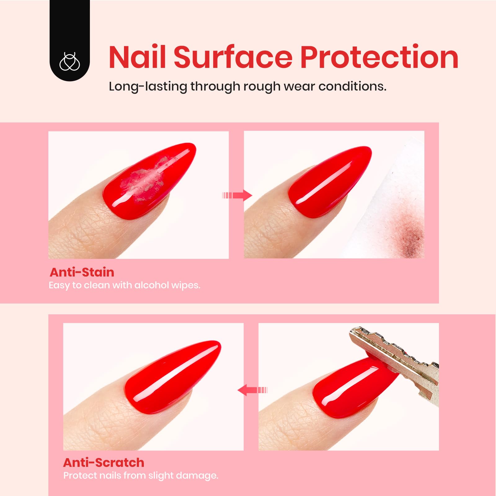 Beetles Blooming Gel & Glossy Top Coat Set – 2x15ml for Marble Nail Art