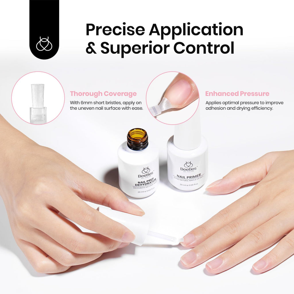 Beetles Nail Prep Kit: Dehydrator & Primer (20ml) – Hema-Free, Acid-Free
