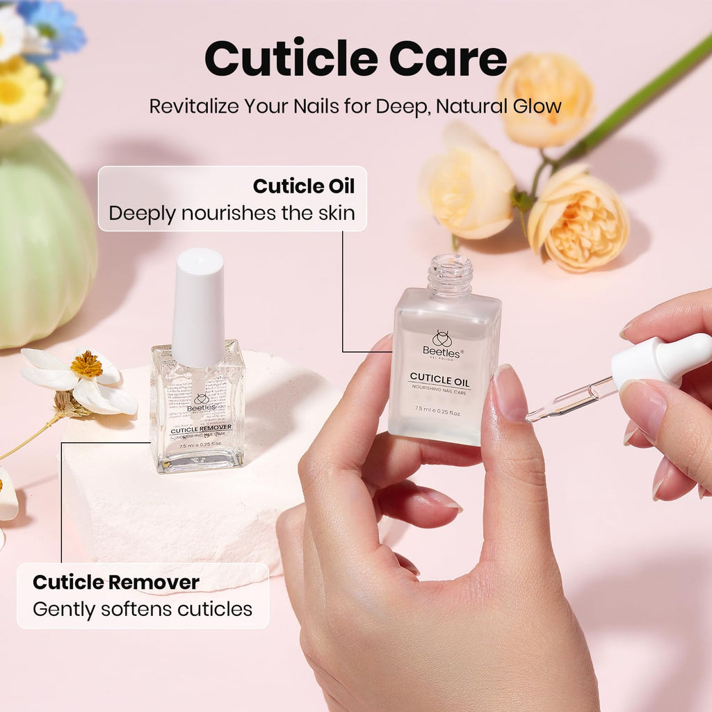 Beetles Nail Prep Kit – All-In-One 10-Tool Set with Dehydrator, Primer & Cuticle Care