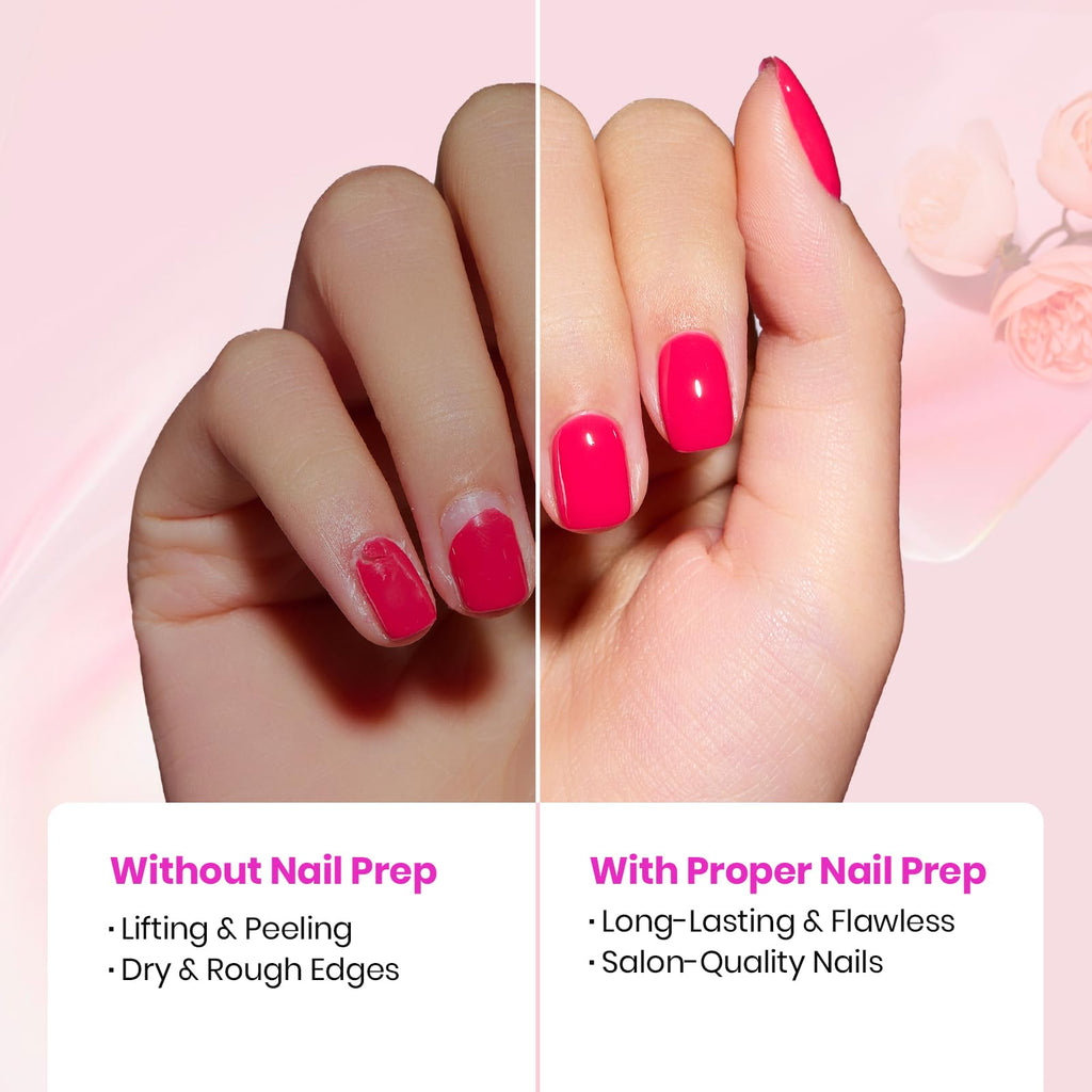 Beetles Nail Prep Kit – All-In-One 10-Tool Set with Dehydrator, Primer & Cuticle Care