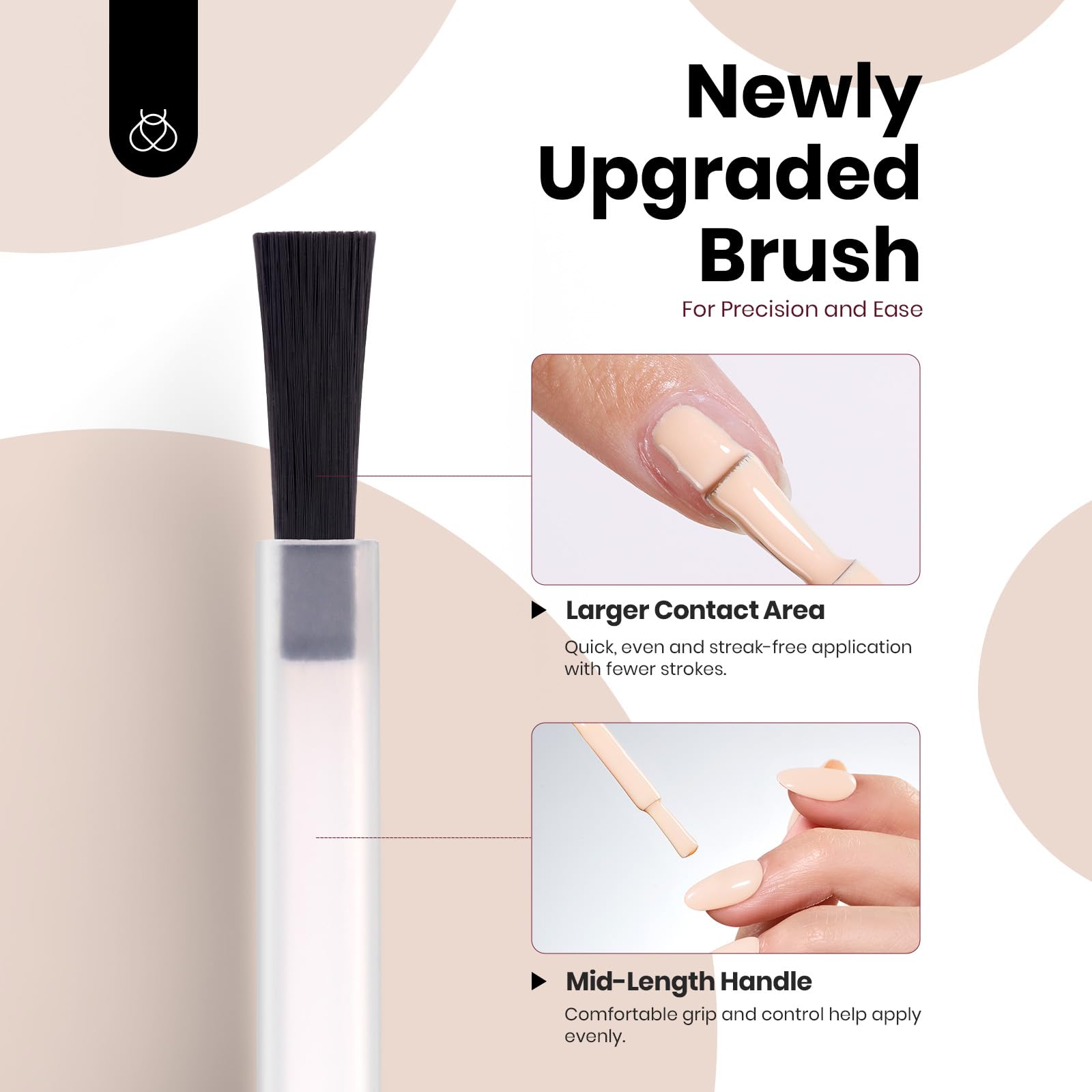 Beetles Neutral Gel Nail Polish Set – 6 Nude Shades for Home Manicures