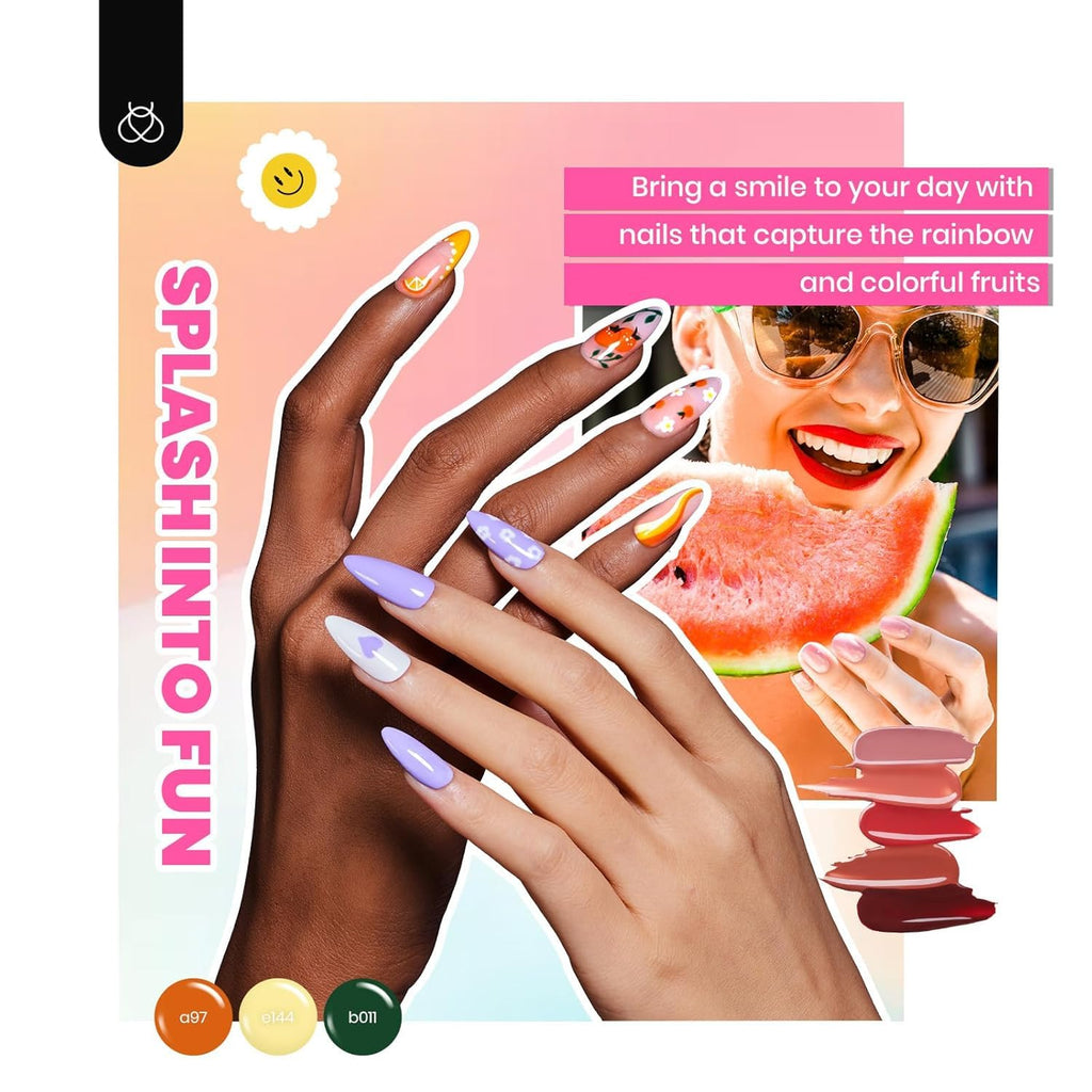 Beetles Gel Polish Kit 85 Pcs with UV LED Lamp 55 Colors for At-Home Manicures