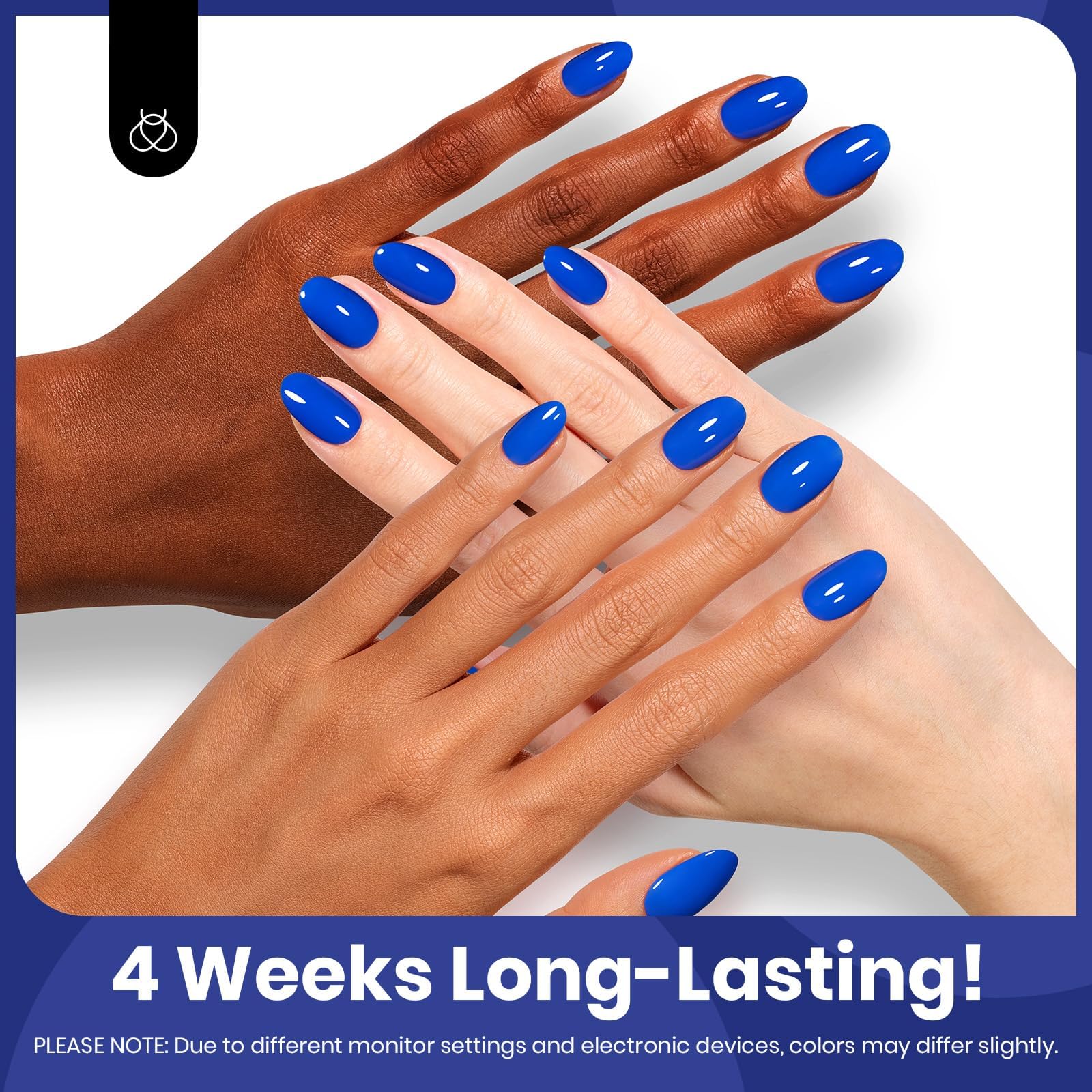Beetles Blue Gel Nail Polish 15ml – Noble Night (Royal Blue, F182) | Soak-Off UV/LED, Cruelty-Free