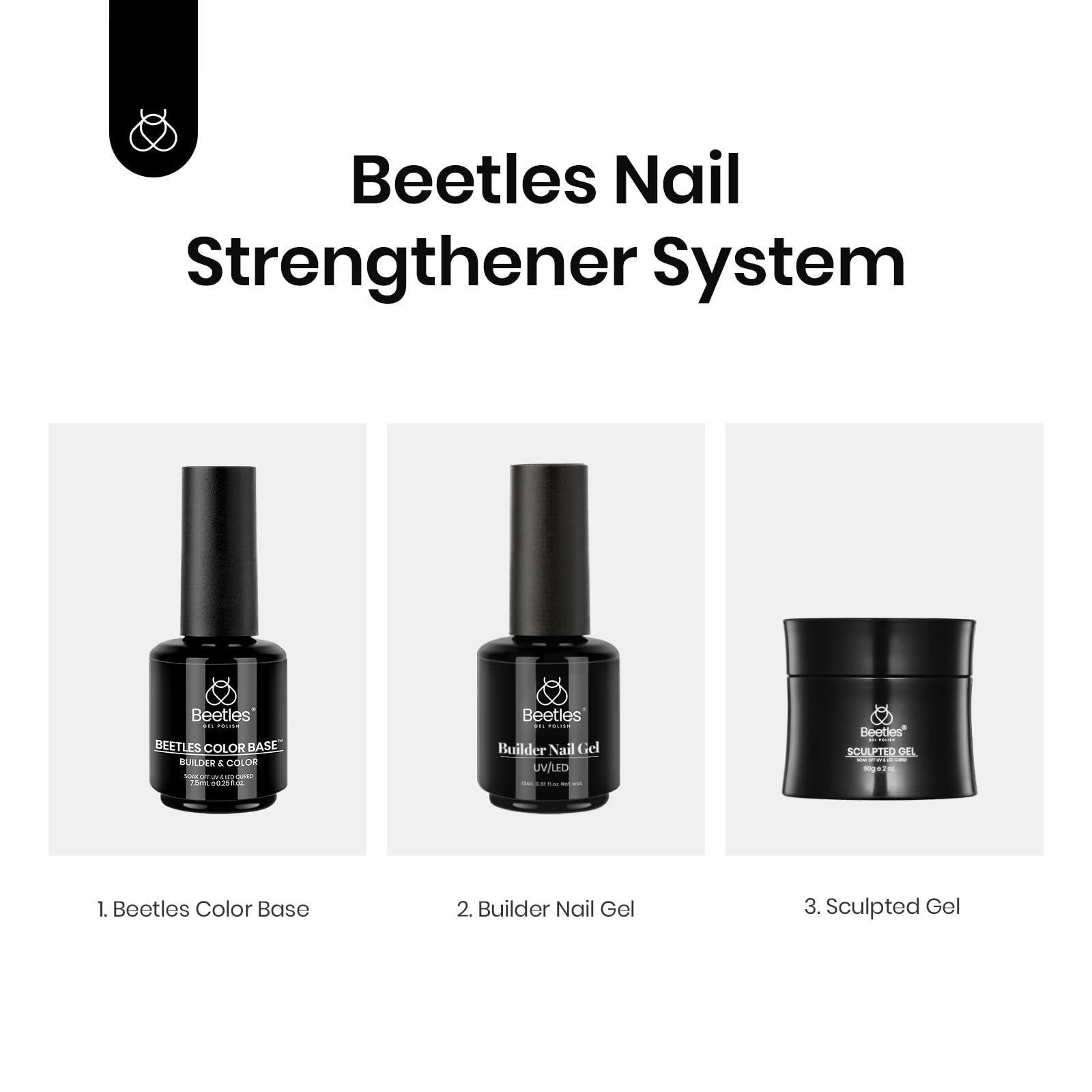 Beetles Nude Color Base Gel Nail Polish – 5-in-1 Rubber Base, 15ml, UV/LED Cure