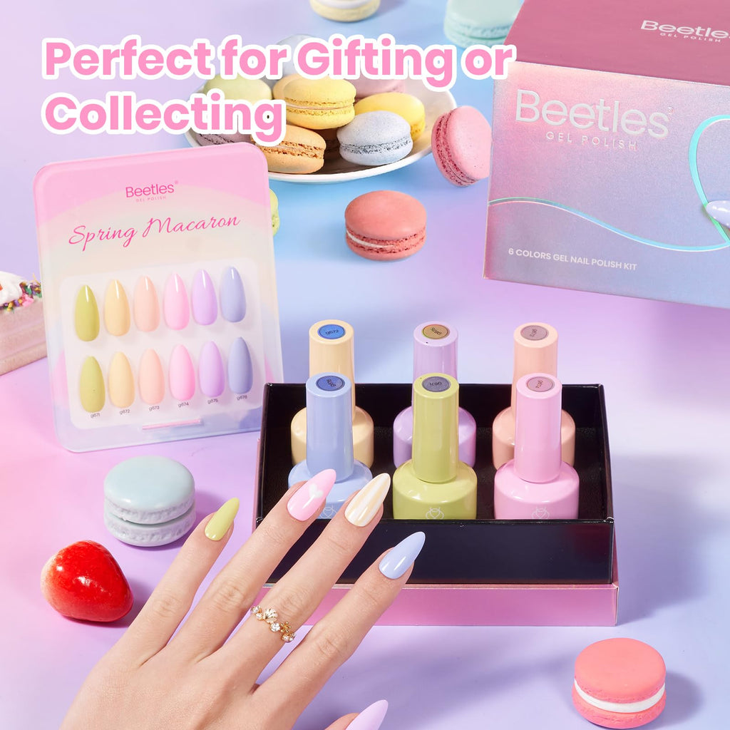 Beetles Gel Polish Set - Spring Macaron Pastels (6×15ml)