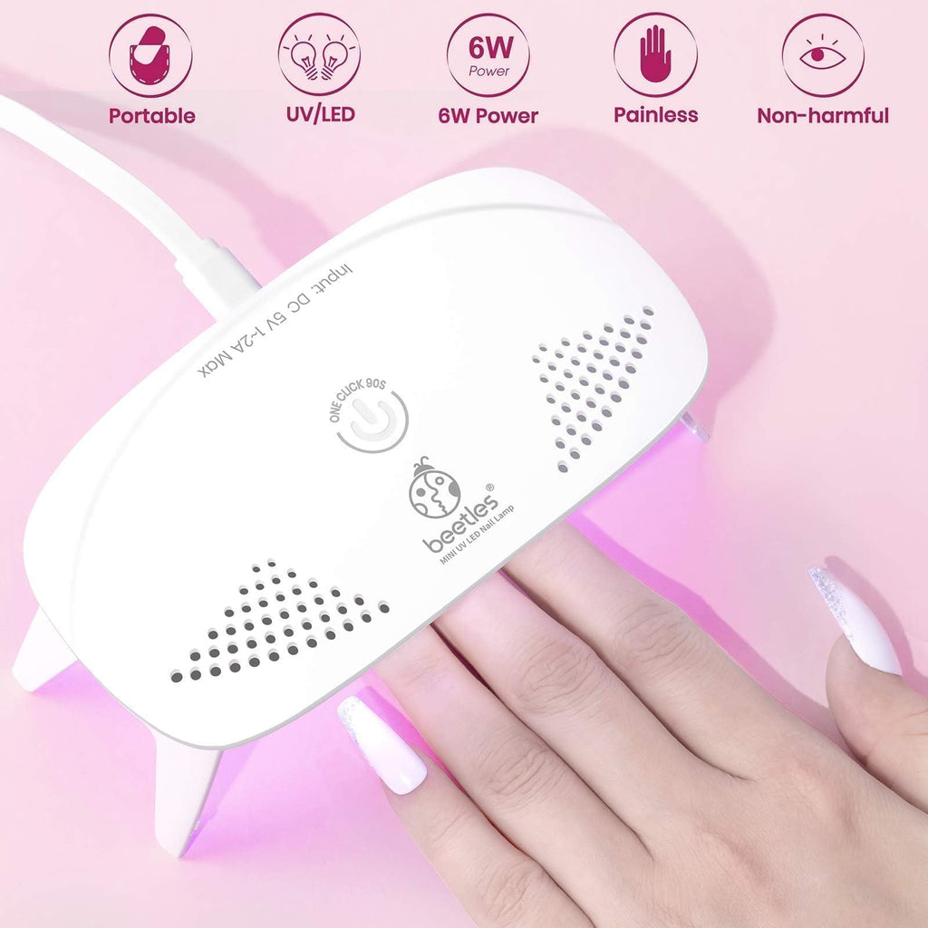 Beetles UV Nail Light – Portable Mini Lamp for Gel Polish