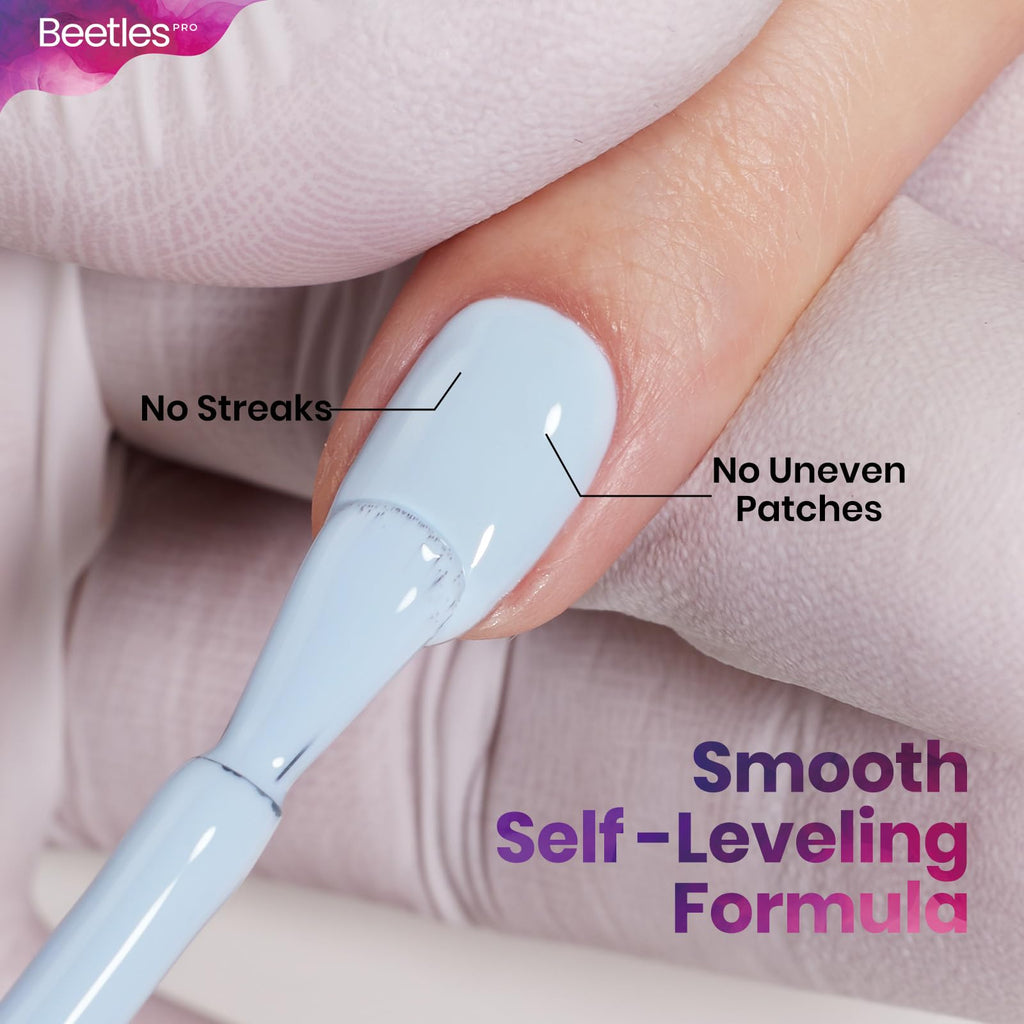 Beetles Pro Blue Gel Polish Puppy Mood – Pastel Sky Blue 20ml