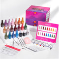 Beetles PRO Gel Polish Kit – Urban Solitude Collection (18 Colors, 15ml) | Nails Set