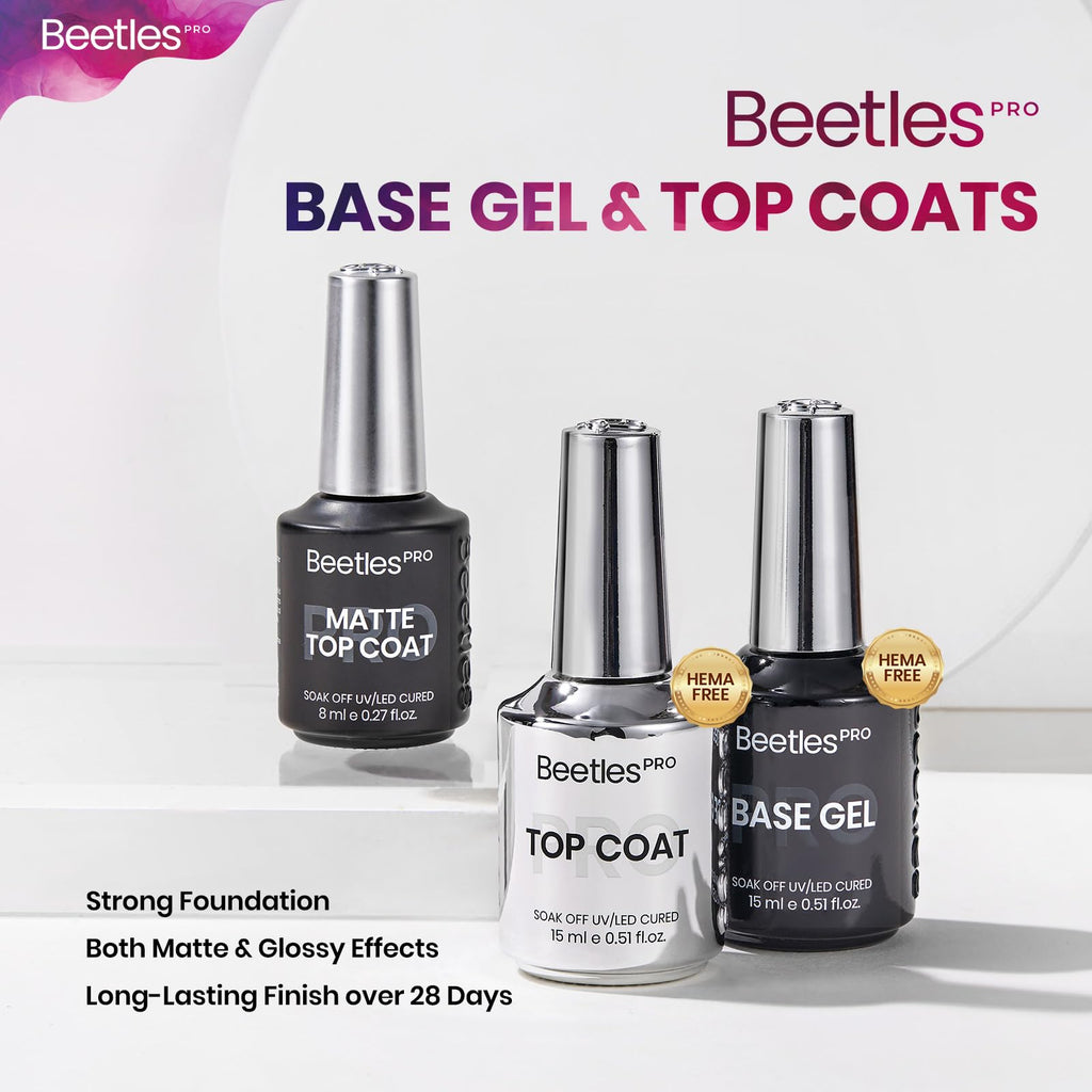 Beetles PRO Gel Polish Kit – Urban Solitude Collection (18 Colors, 15ml) | Nails Set