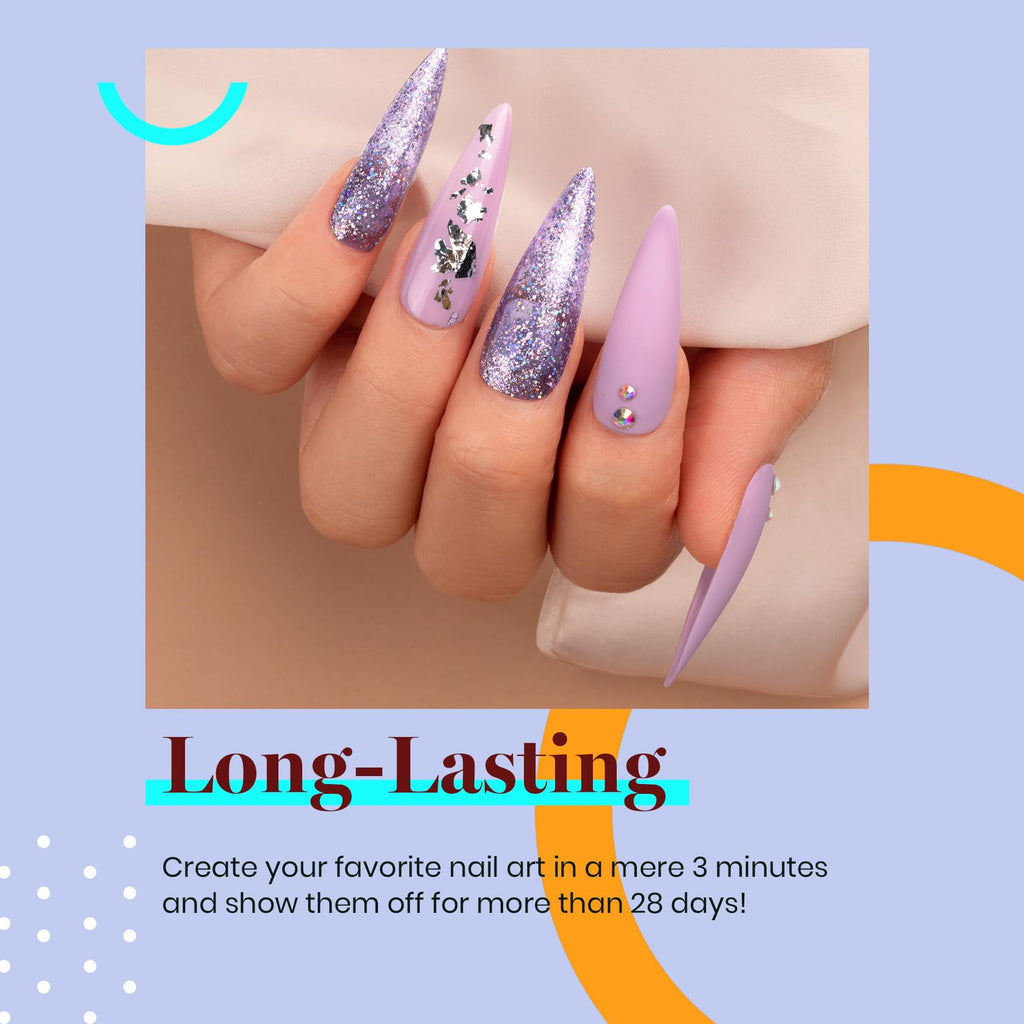 Beetles Purple Gel Polish – Grape Vine Collection (6 Colors) | UV/LED Soak-Off Nail Kit