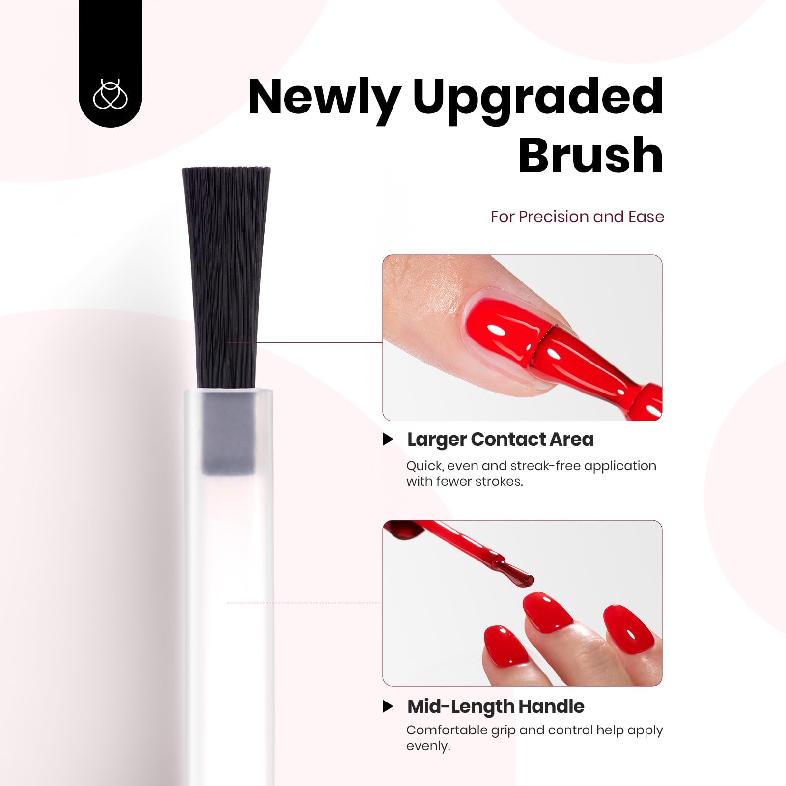 Beetles Red Gel Nail Polish Set – 6 Shimmer Burgundy Reds, 15ml Each | UV Soak-Off Kit