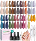 Beetles Retro Gel Nail Polish Set – 25 Winter Colors + Base & Top Coat