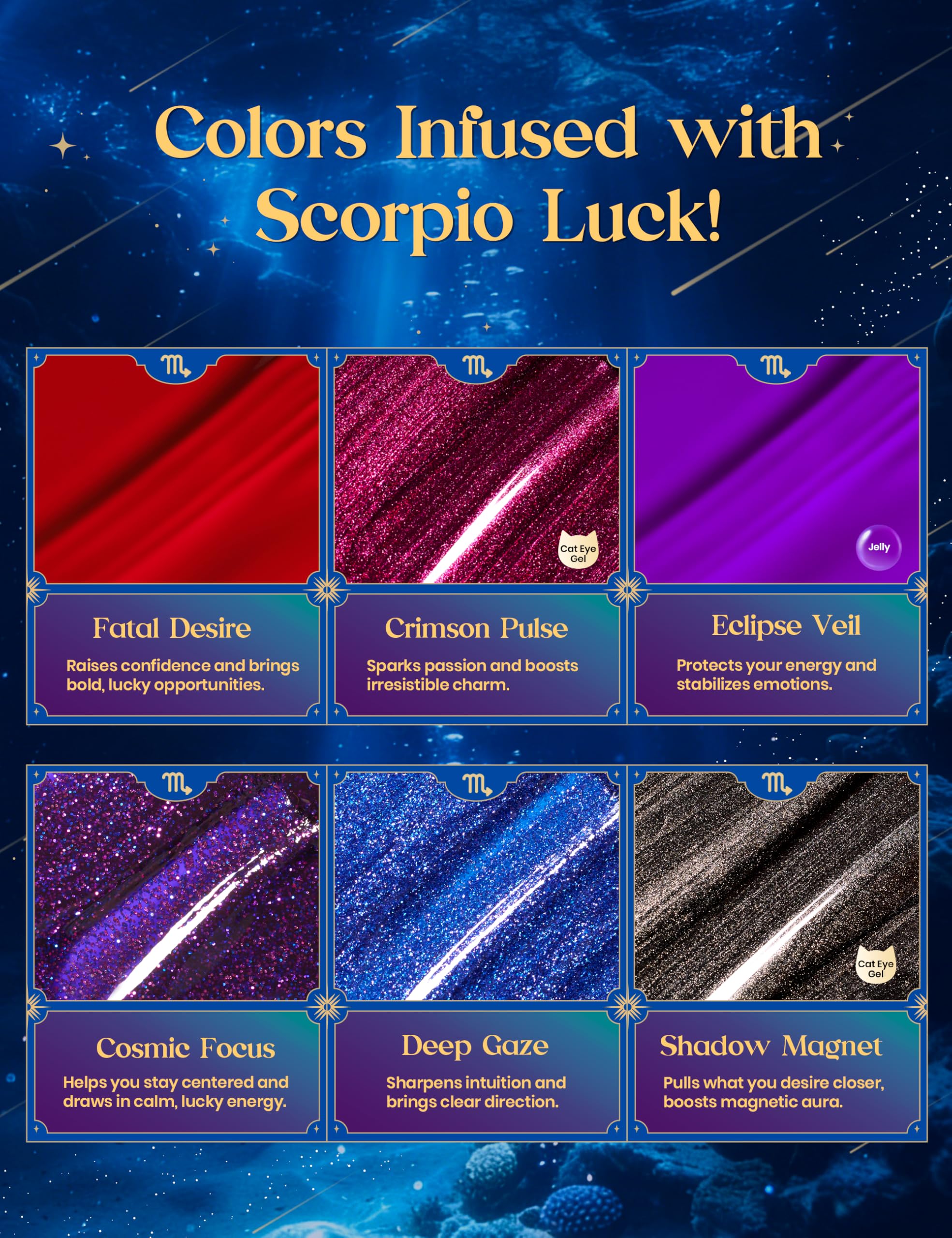 Beetles Scorpio Gel Nail Kit – Midnight Vampire Lucky Box