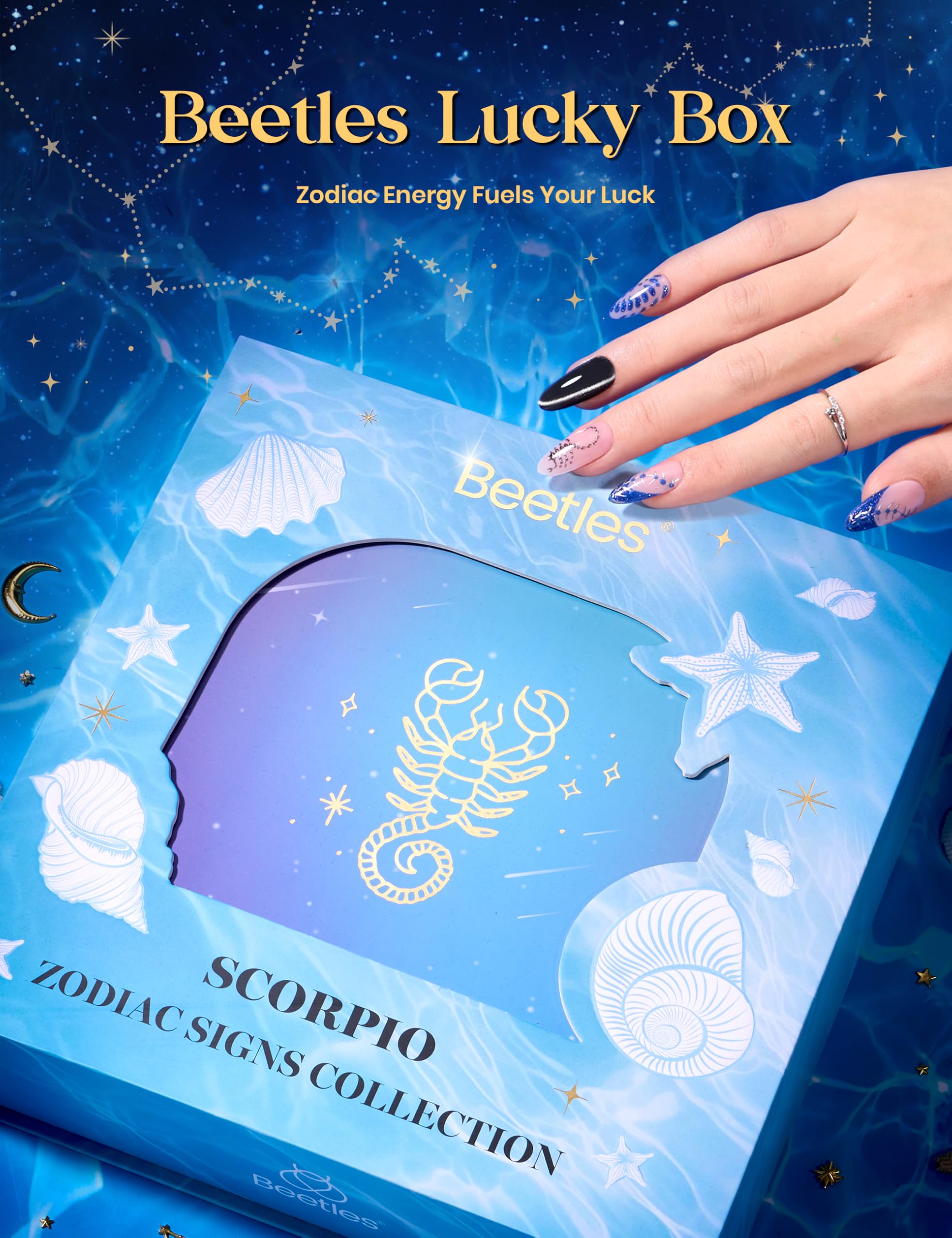 Beetles Scorpio Gel Nail Kit – Midnight Vampire Lucky Box