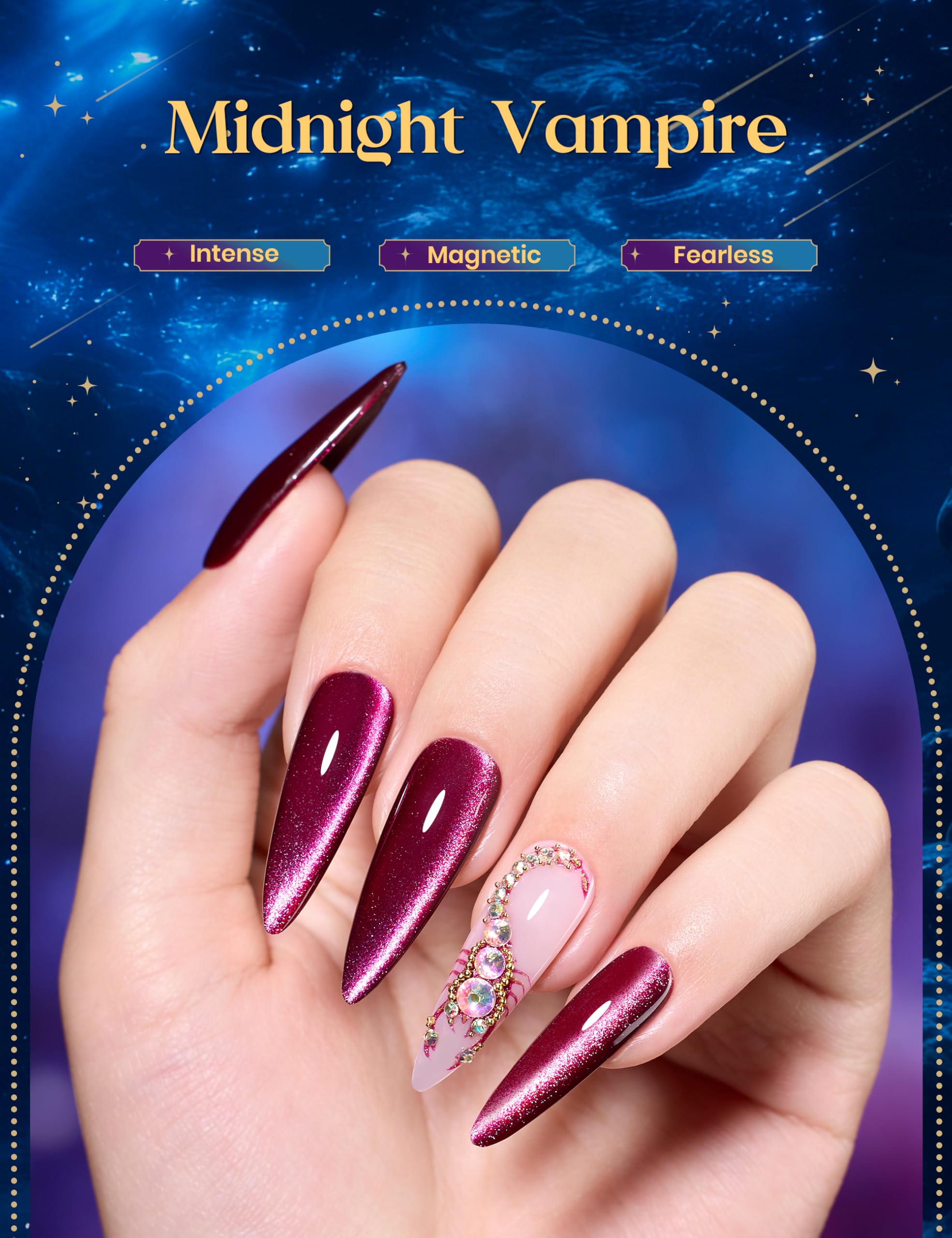 Beetles Scorpio Gel Nail Kit – Midnight Vampire Lucky Box