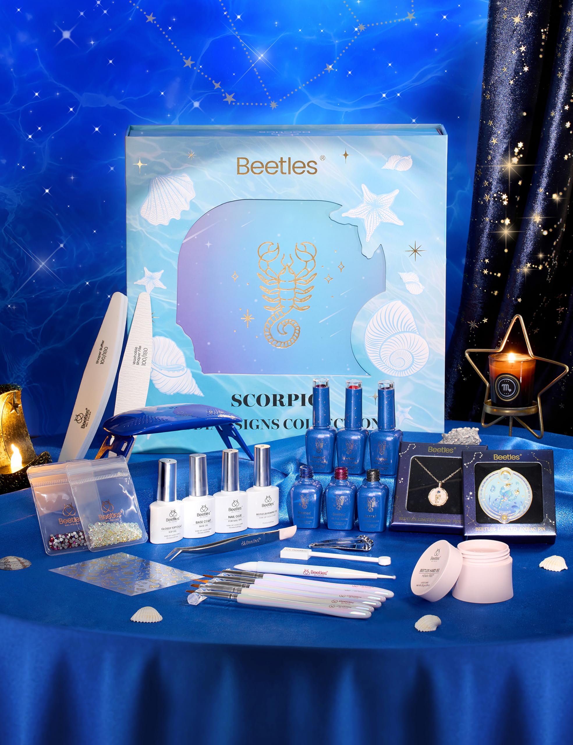 Beetles Scorpio Gel Nail Kit – Midnight Vampire Lucky Box