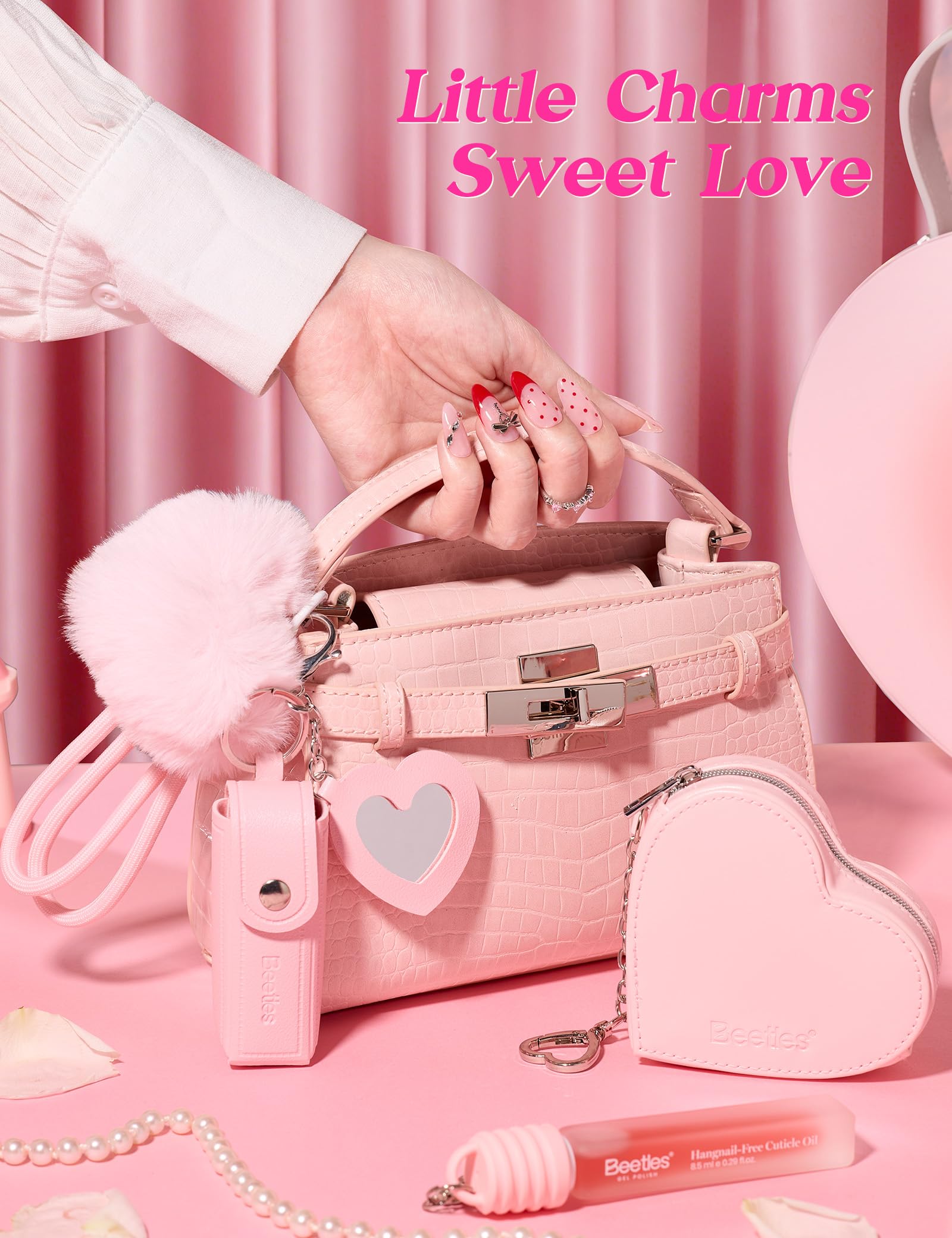 Beetles So In Love Collection – Forever In Love Valentine Gel Nail Kit + UV Lamp