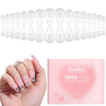 Beetles Tipex Lite Valentine’s Heart Cutout Nail Tips – Almond Medium, 256pcs, 16 Sizes