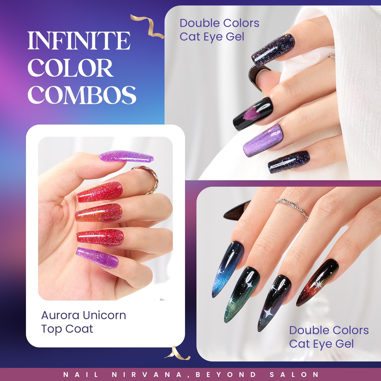 Beetles Gel Nail Polish – 39-Piece Jelly Nail Set with Glitter Colors & 3 Base/Top Coats
