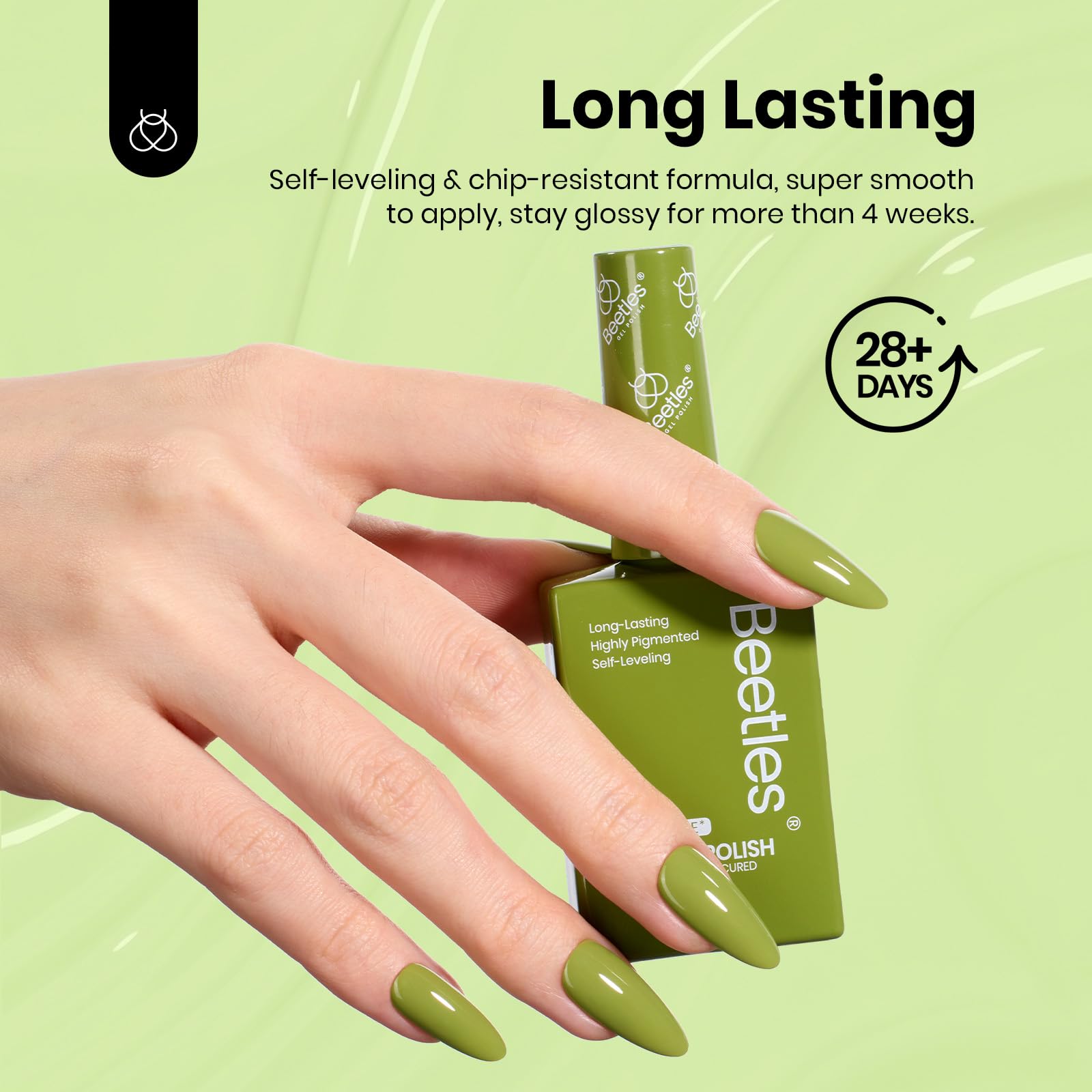 Beetles Spring Gel Polish Set – 6 HEMA-Free Colors (15ml) for UV/LED Nail Lamp