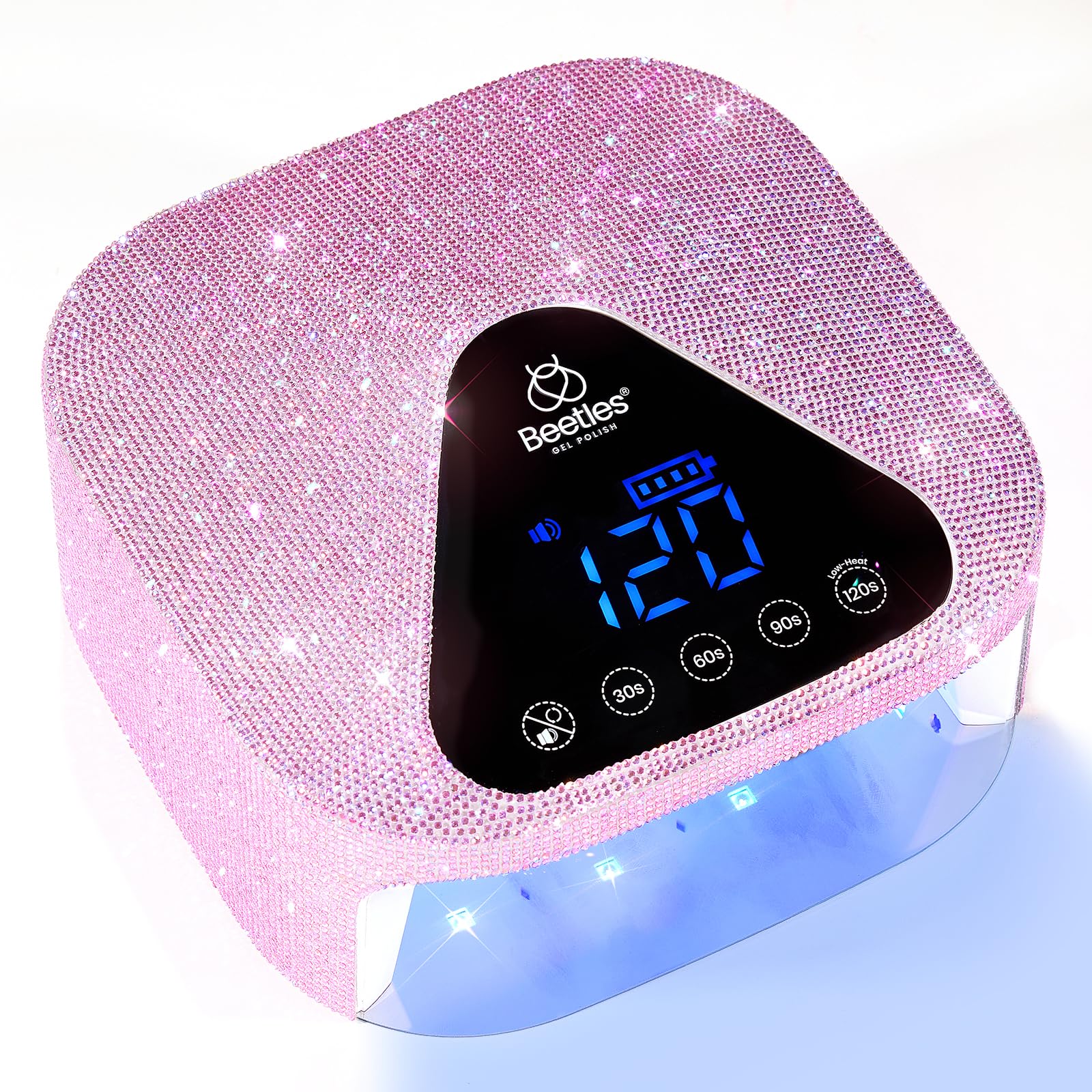 Beetles UV Nail Lamp Cordless – 4-Mode Flash Cure, Low-Heat Gel Nail Dryer