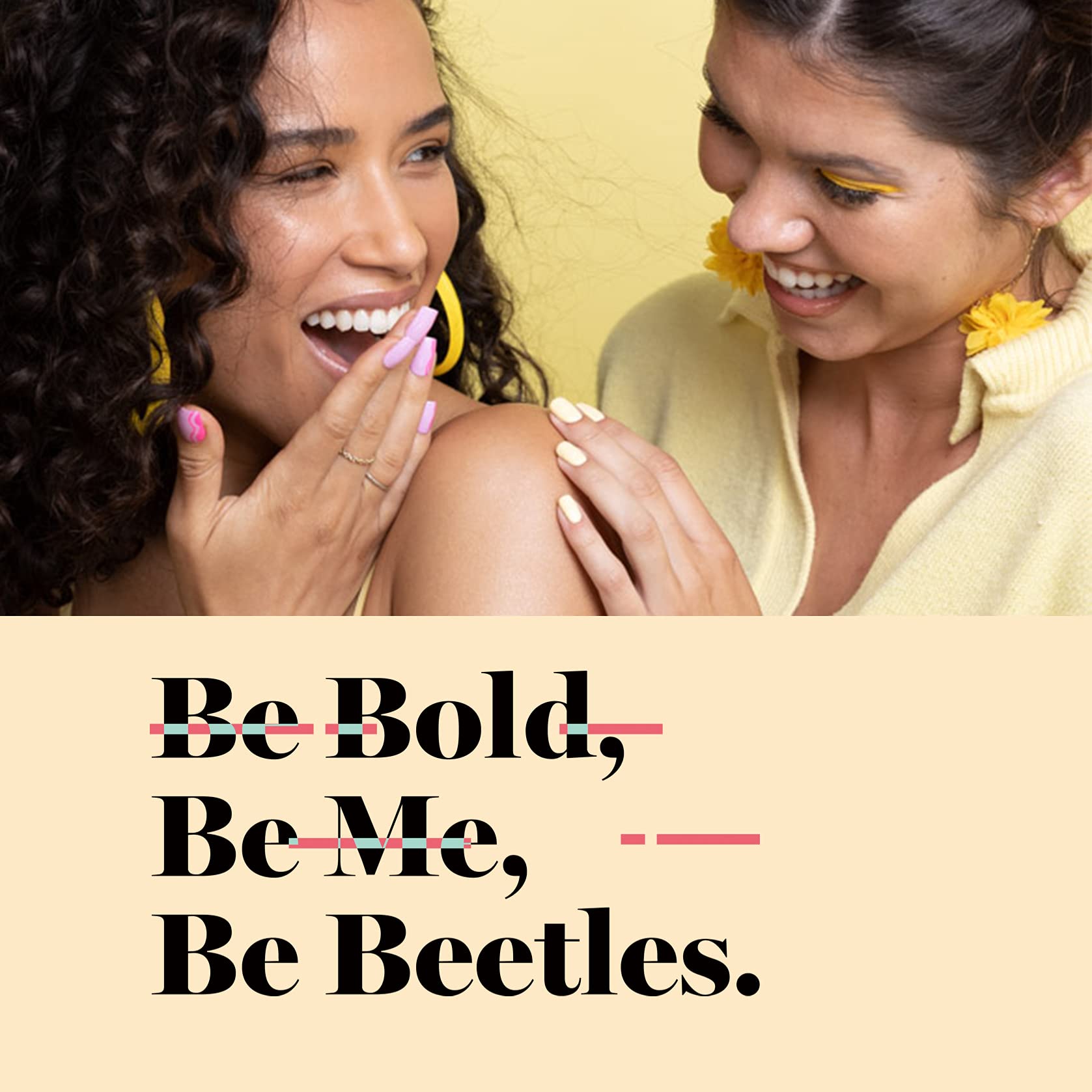 Beetles Yellow Gel Polish – Lemon Chiffon 15ML | Pastel Nail Gel Polish for DIY & Salon