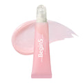 BeginS Lip Care Color Oil Pink Soda – Vegan Tinted Lip Oil with Jelly Massager, Hydrating & Cooling Lip Treatment