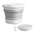 Beici Collapsible Foot Spa Massage — Water-Electricity Separation, 3-Level Temperature Control, Bubble Jet, Remote, Red Light, 60-Min Timer