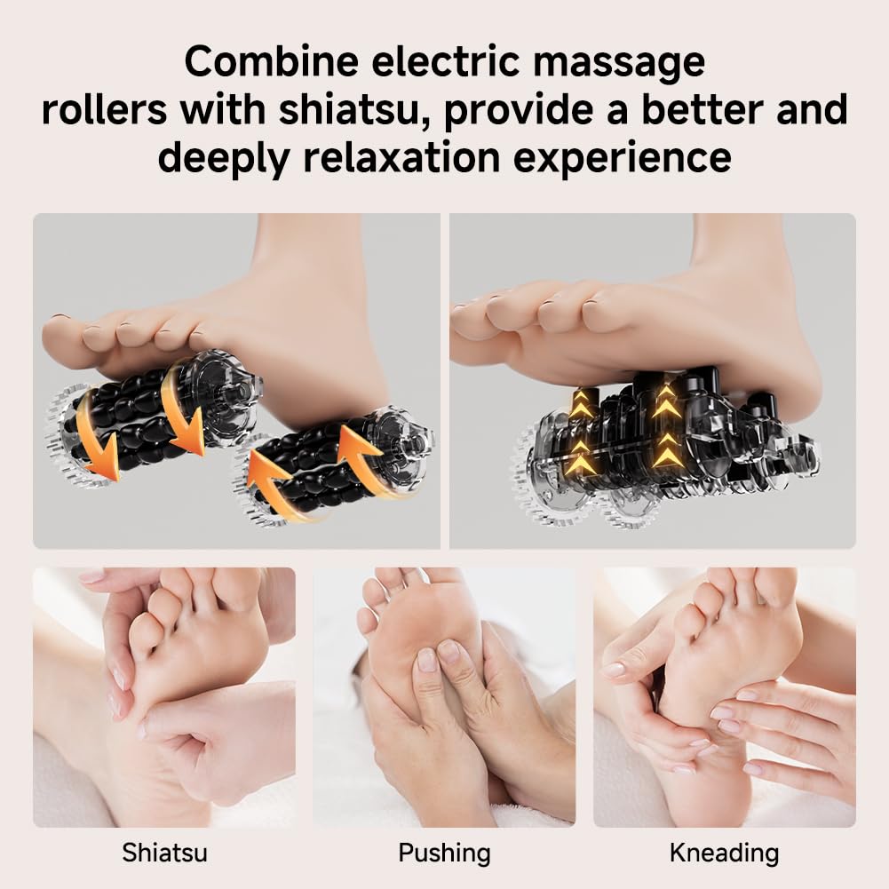 Beici 13-Inch Foot Spa with Dual-Action Massage Shiatsu and Temperature Control