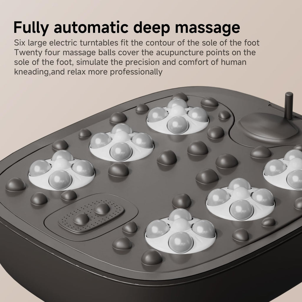 Beici High Depth 14in Foot Spa — PTC Heating, 6 Massage Balls, Timer + Temp Control