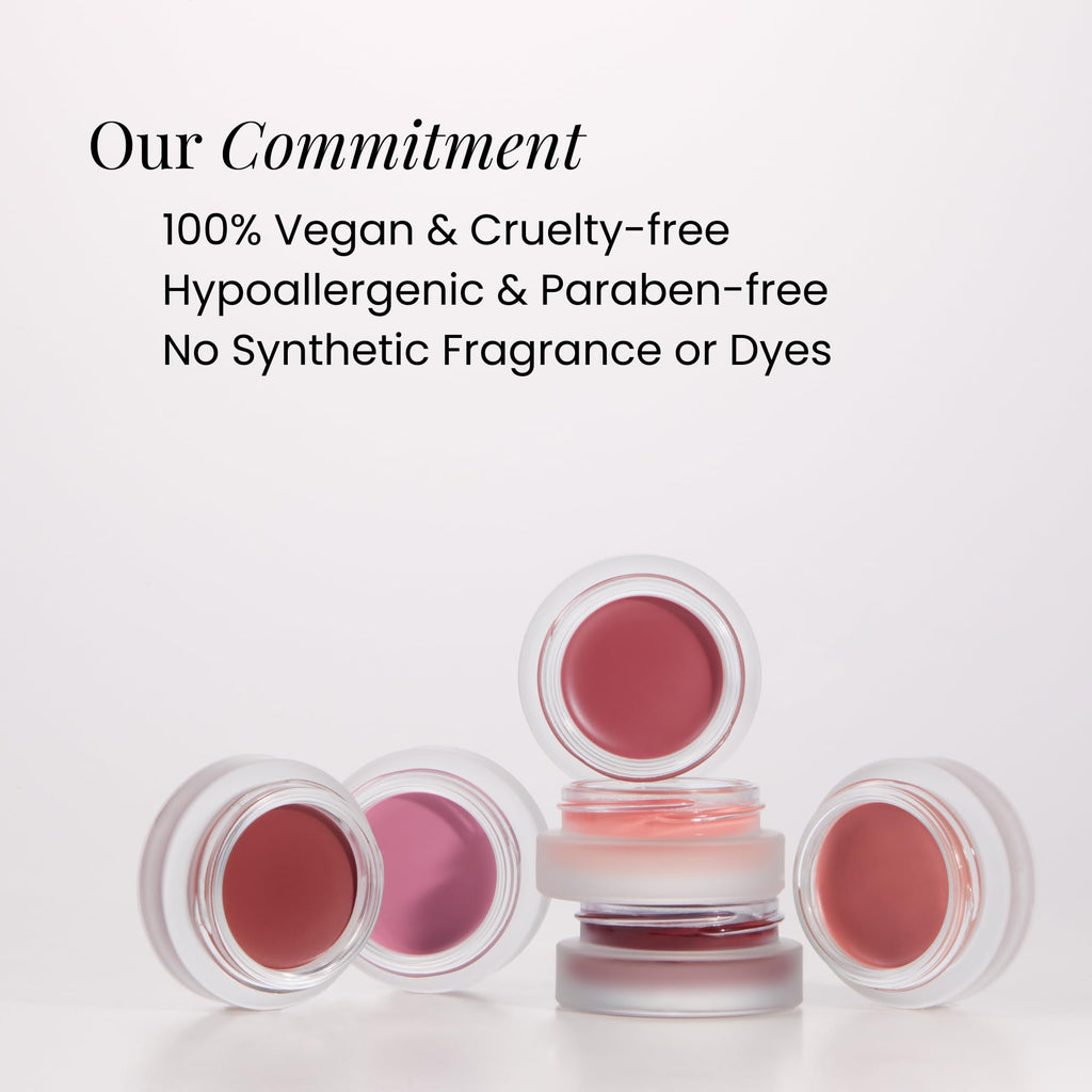 BEIGIC Flush Lip & Cheek Balm – Vegan 2-in-1 Blush & Lip Color | Shade 05 Flat White | 0.14 fl oz