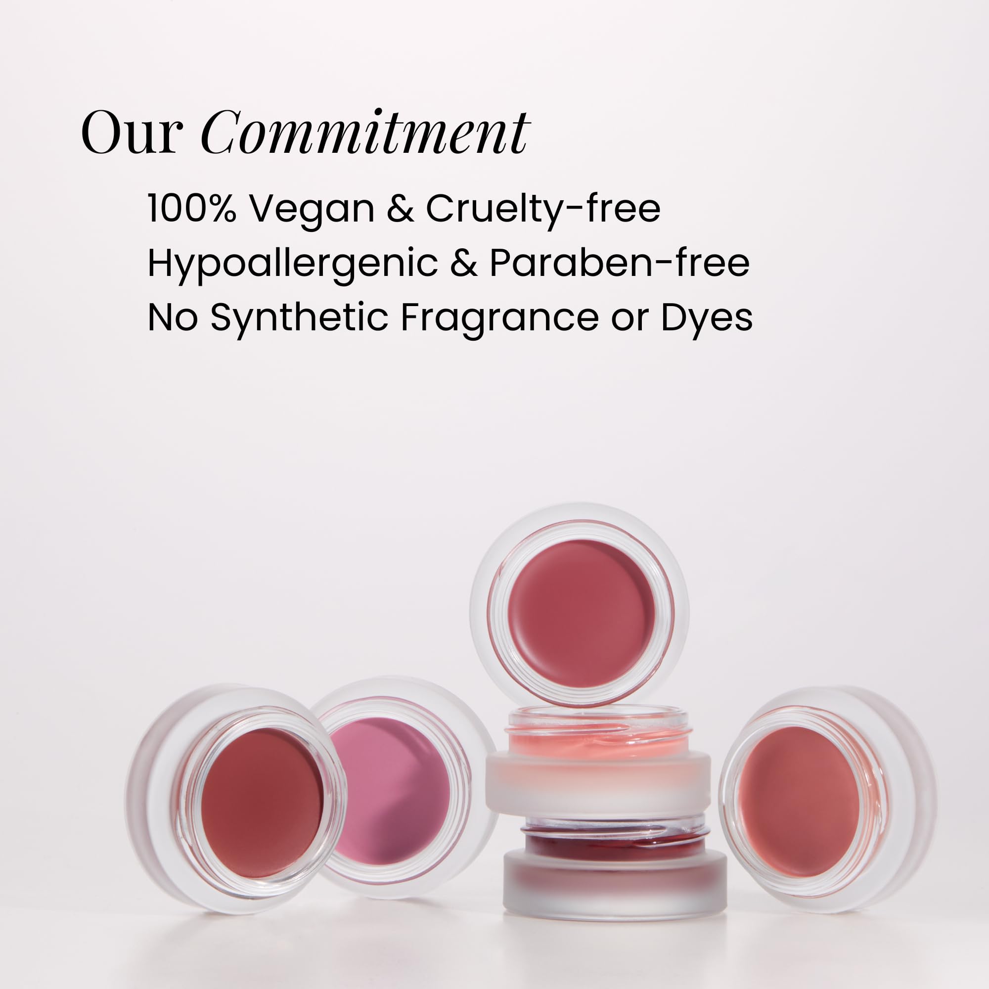 BEIGIC Flush Lip & Cheek Balm – Vegan 2-in-1 Blush & Lip Color | Shade 05 Flat White | 0.14 fl oz