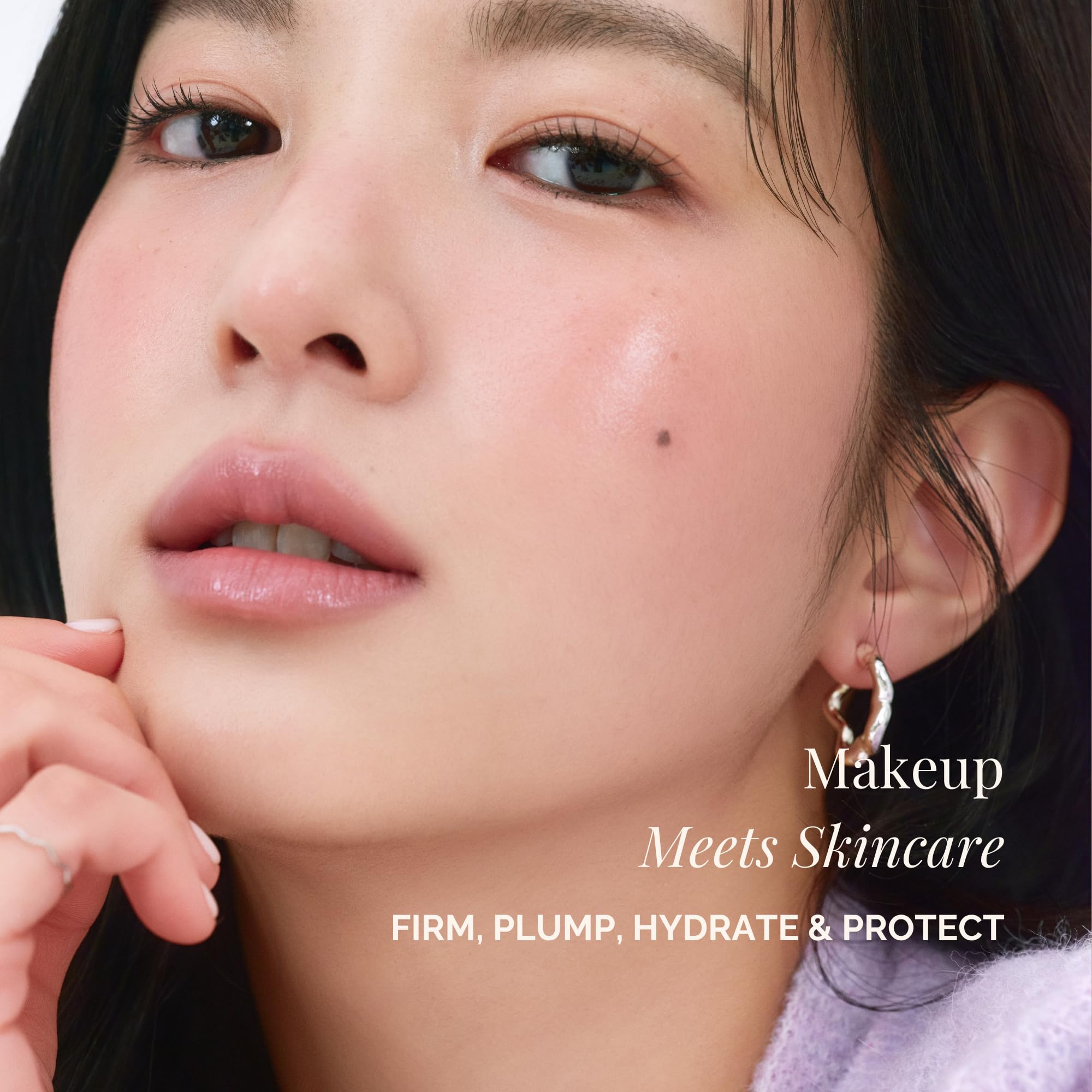 BEIGIC Flush Lip & Cheek Balm – Vegan 2-in-1 Blush & Lip Color | Shade 05 Flat White | 0.14 fl oz