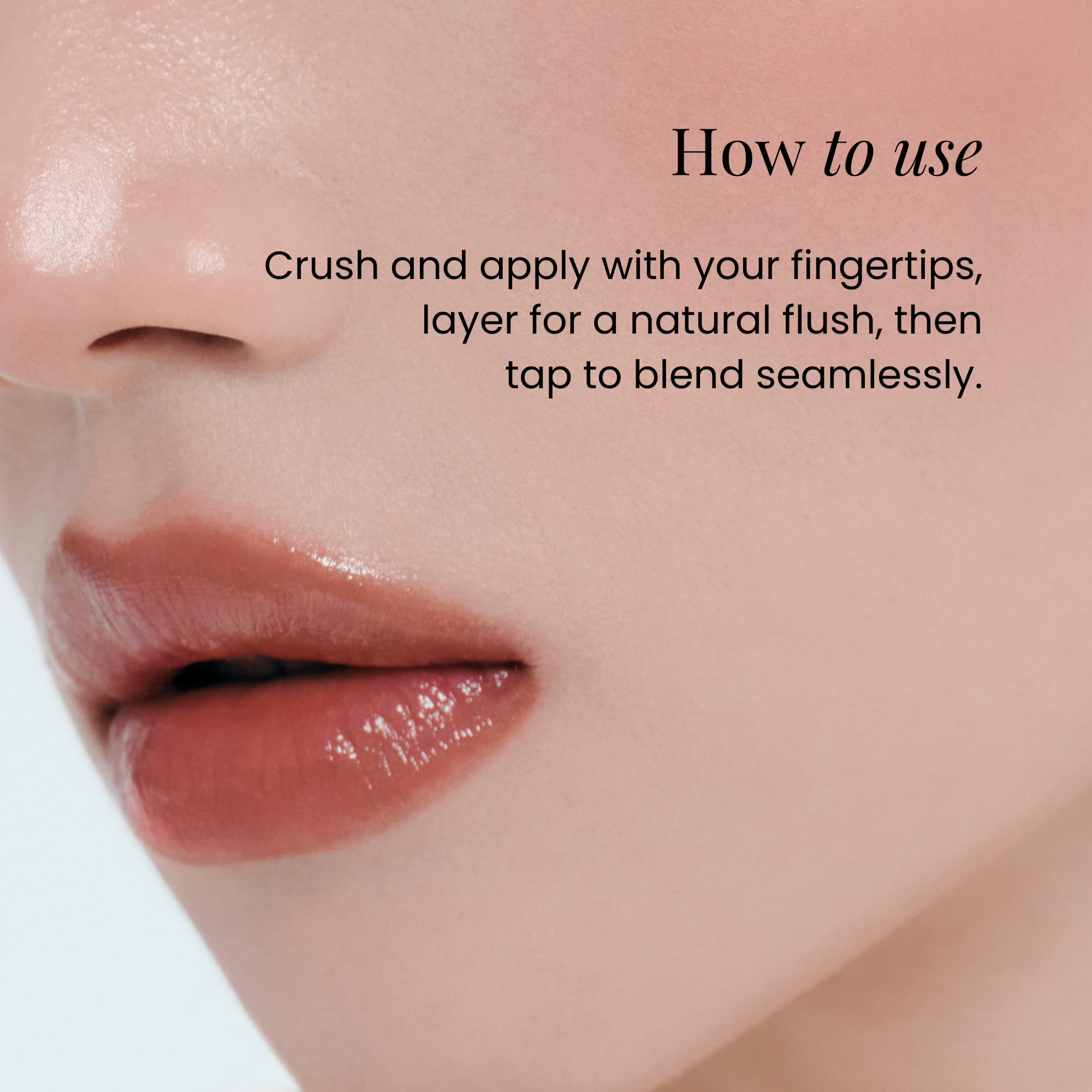 BEIGIC Flush Lip & Cheek Balm – Vegan 2-in-1 Blush & Lip Color | Shade 05 Flat White | 0.14 fl oz