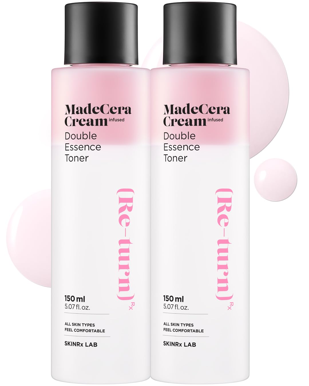 BEISIKS SKINRxLAB MadeCera Cream Double Essence Korean Toner 2 Pack – Hydrating Korean Toner
