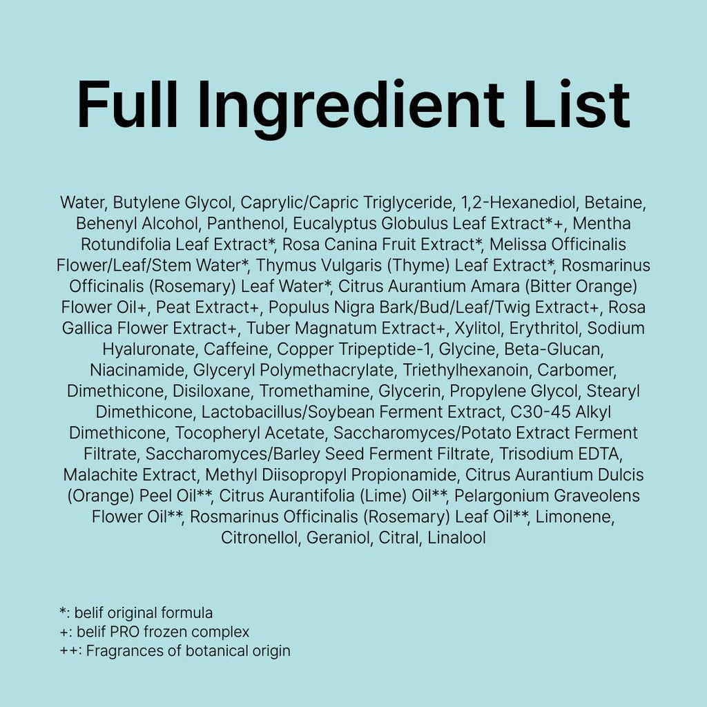 belif Aqua Bomb Cooling Relief Cream – Lightweight Hydration with Panthenol & Niacinamide